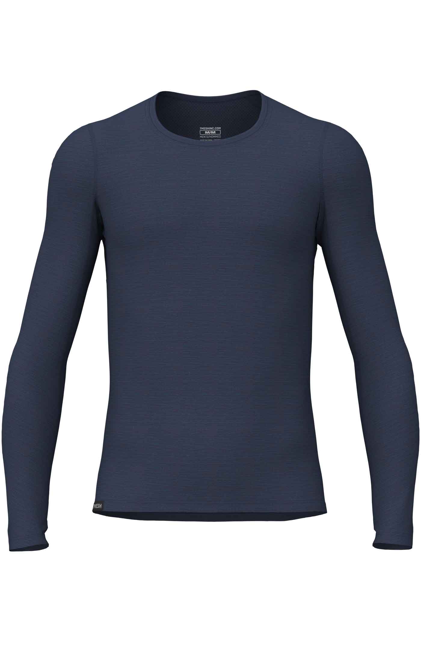 7mesh - Horizon Langarm-Unterhemd, Herren - Midnight Blue