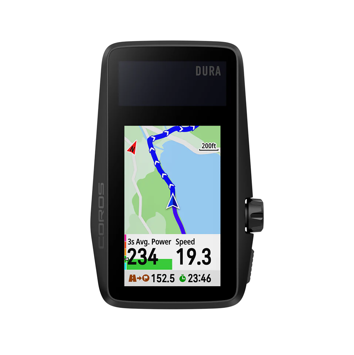 Coros - DURA GPS-Fahrradcomputer - Schwarz