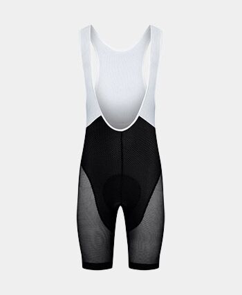 Cafe du Cycliste - HELENE Mesh Gravel Bib Shorts - Radhose - Weiss