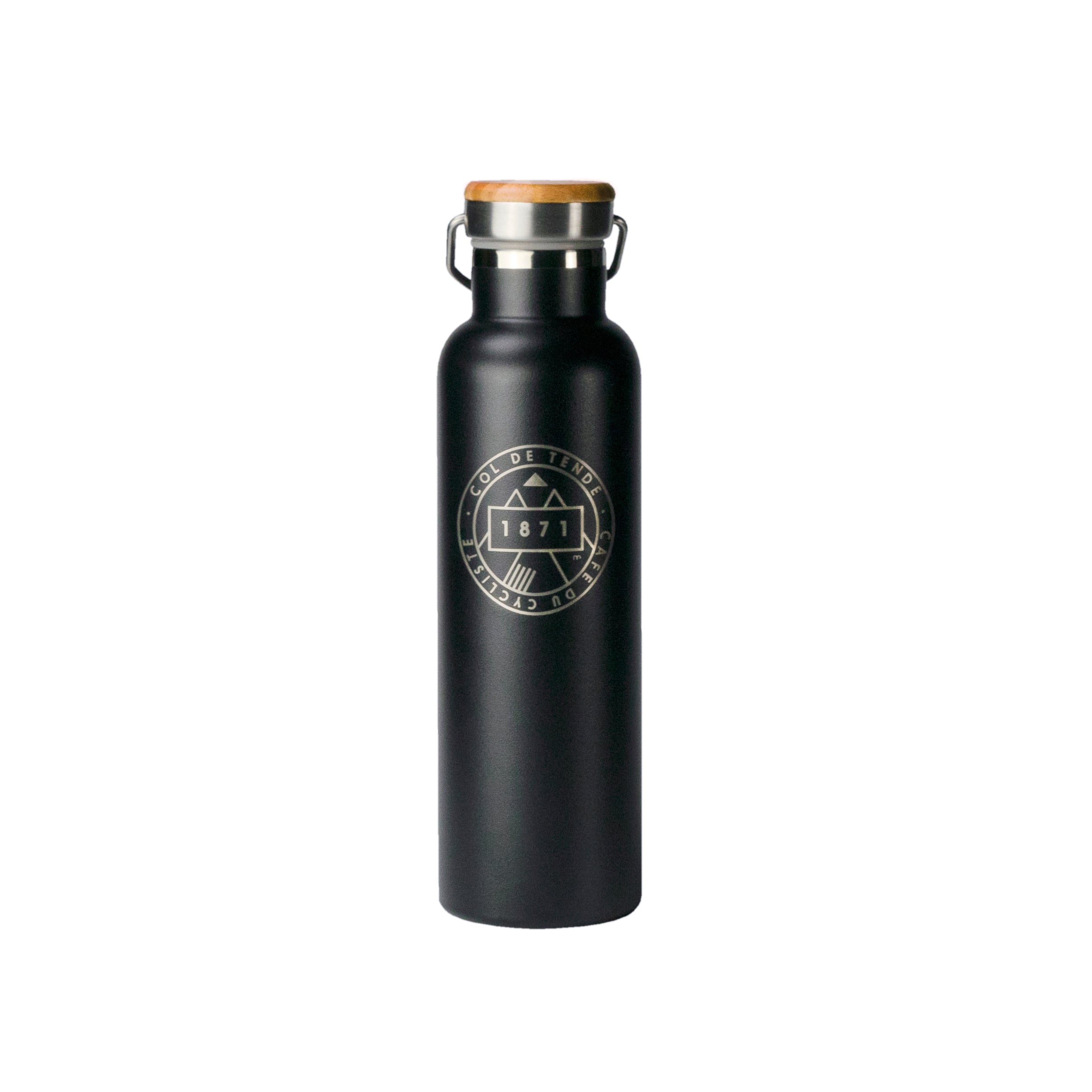 Cafe du Cycliste - FLASK Edelstahlflasche - Schwarz