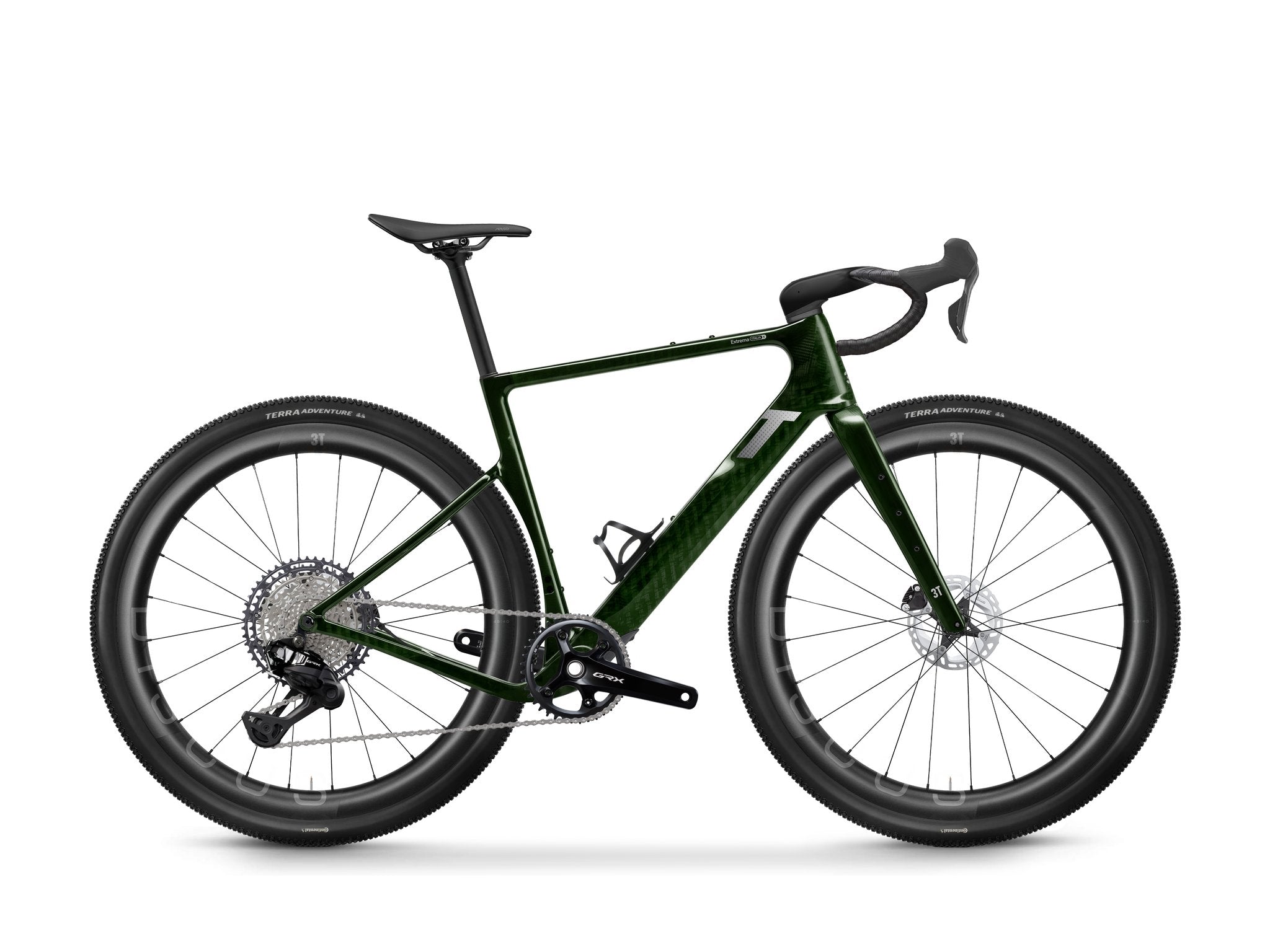 3T Extrema Italia X Ink Carbon Look Green - Shimano GRX Di2