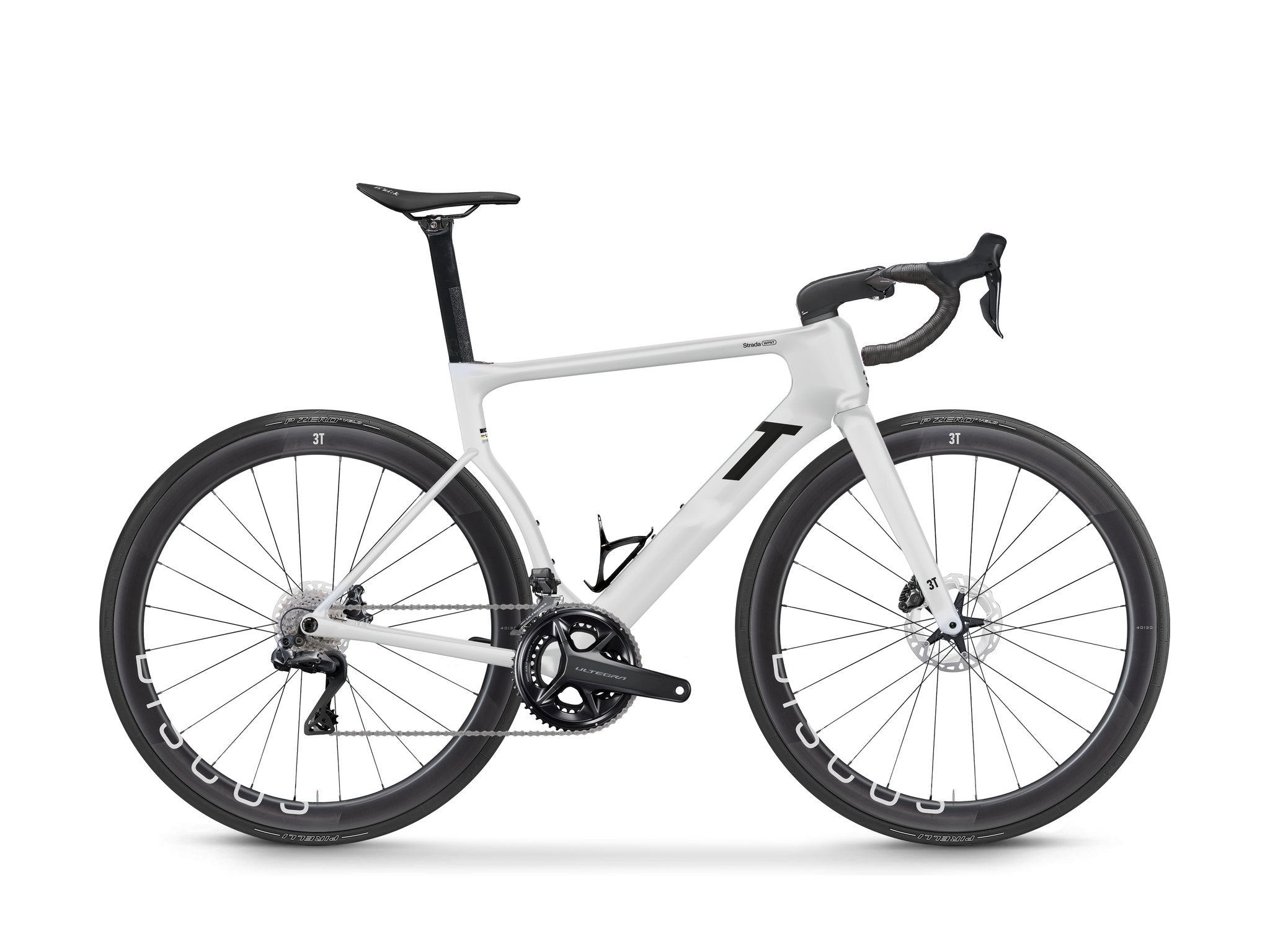 3T - Strada WPNT Ultegra Di2 Discus 40|30 Rennrad - Neve White
