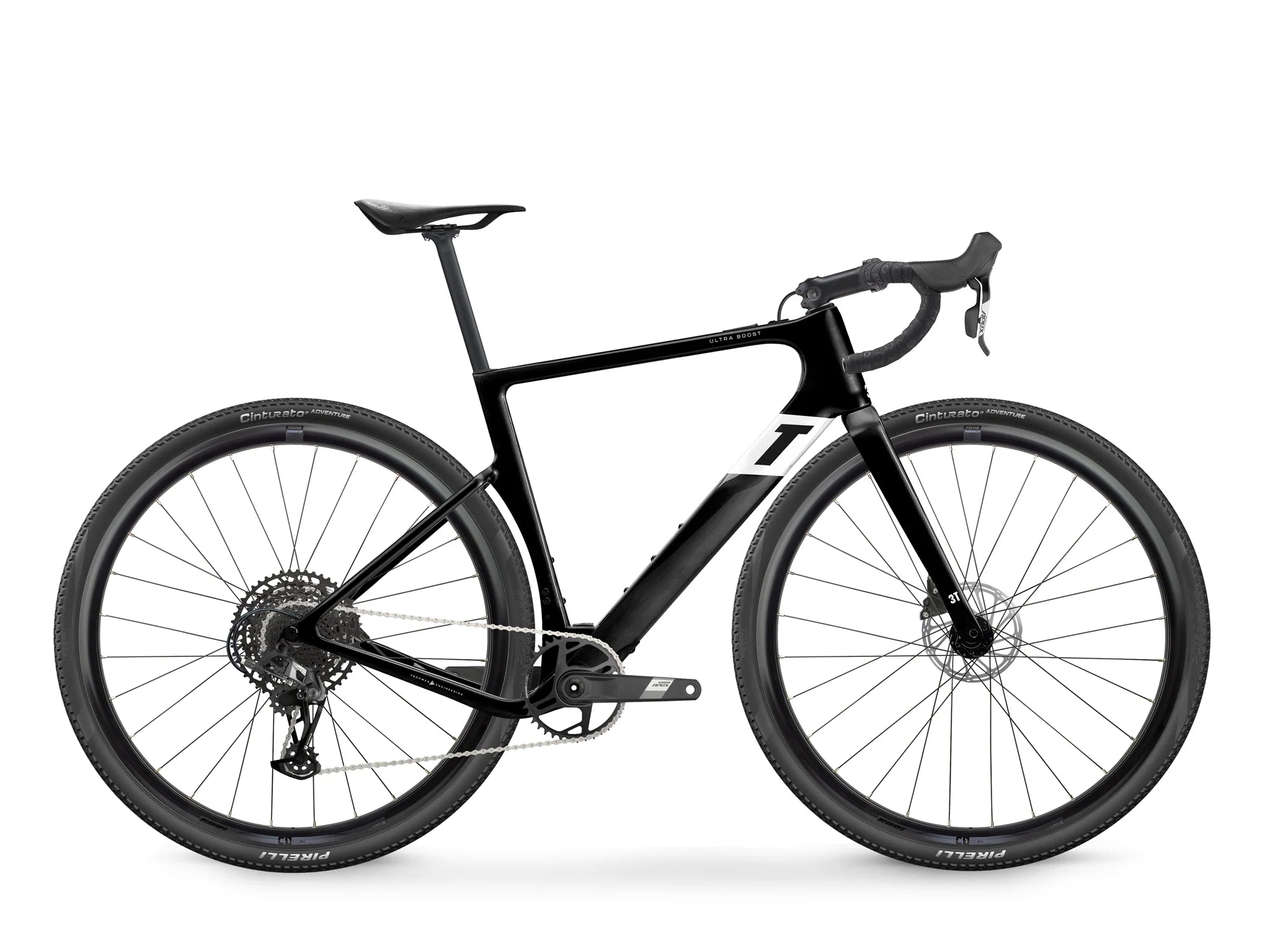 3T - Ultra Boost Apex Eagle e-Gravel Bike - Schwarz | Weiß