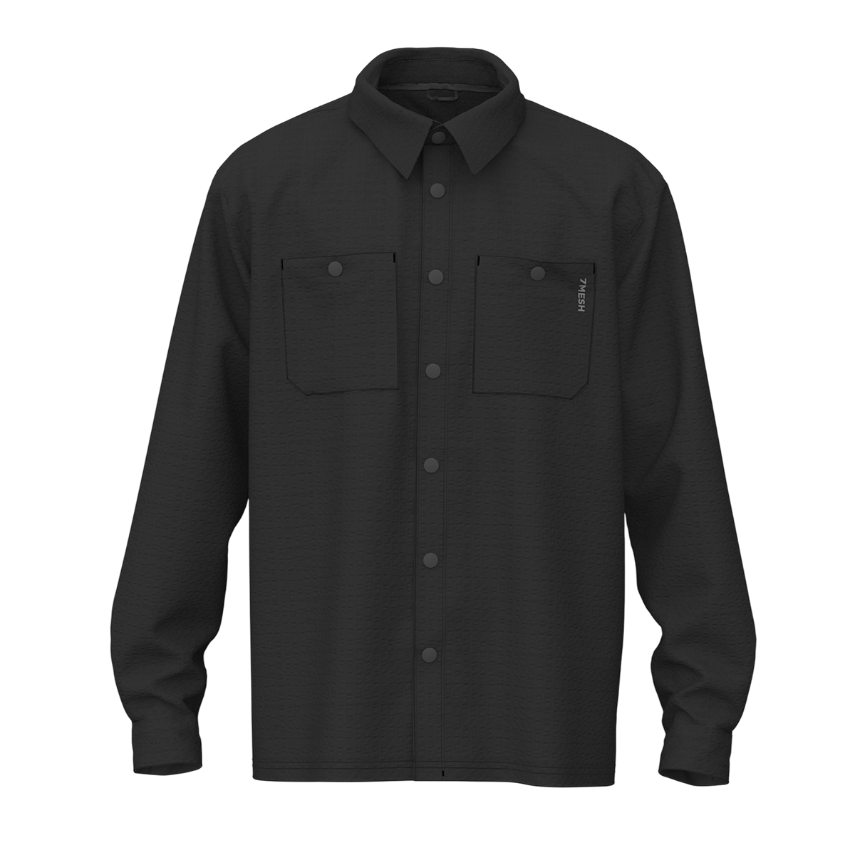 7mesh - Chilco Snap Shirt, Herren - Schwarz