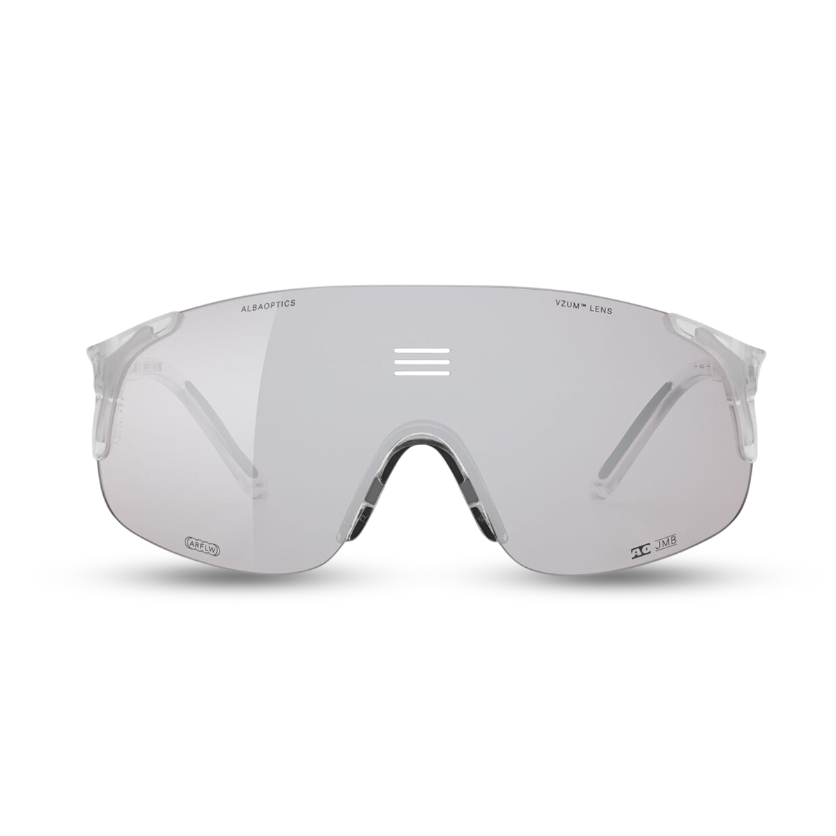 Alba Optics - Jumbo VZUM Alu Sonnenbrillen - Crystal Glossy