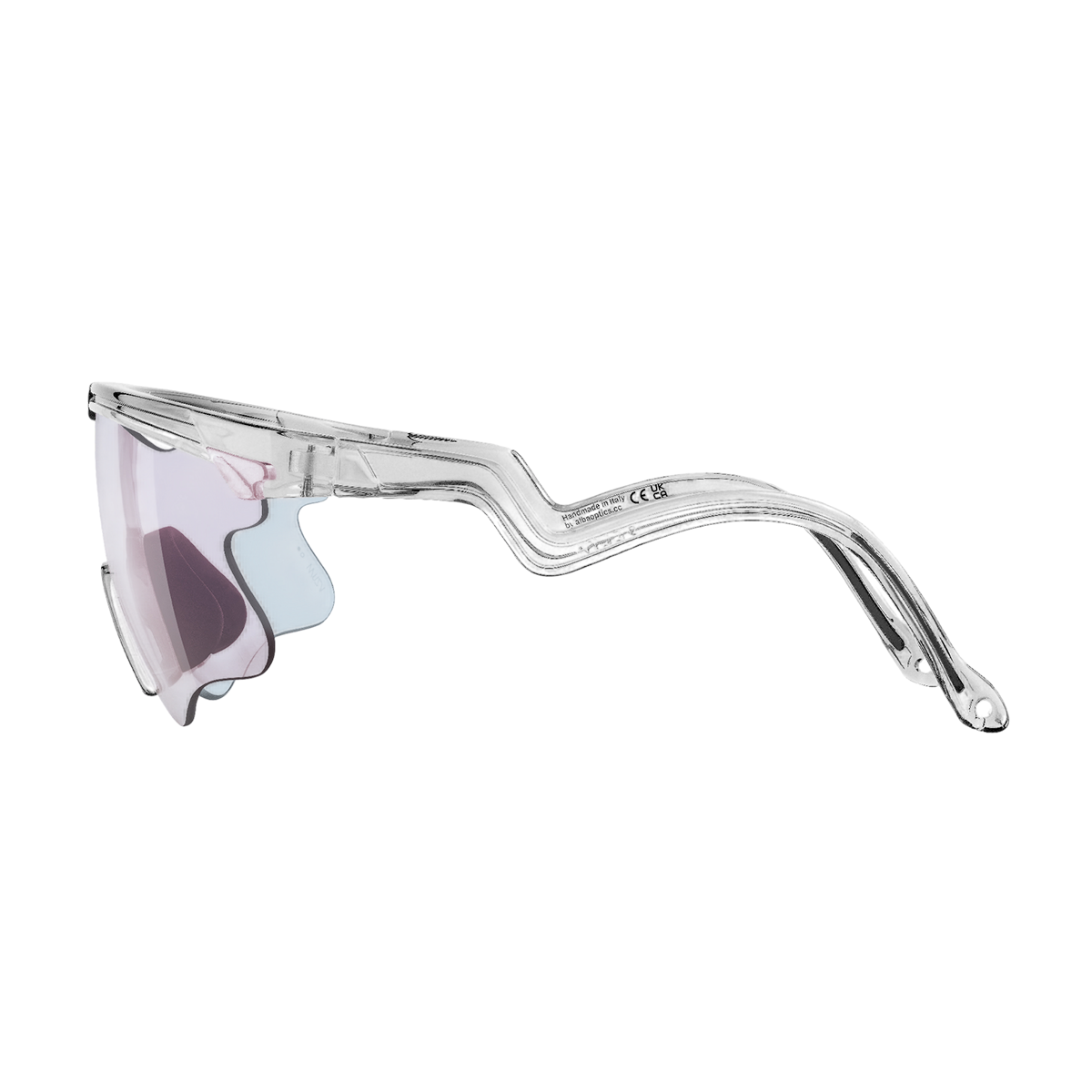 Alba Optics - Delta Lei VZUM F-Lens Fire Sonnebrillen - Crystal Glossy