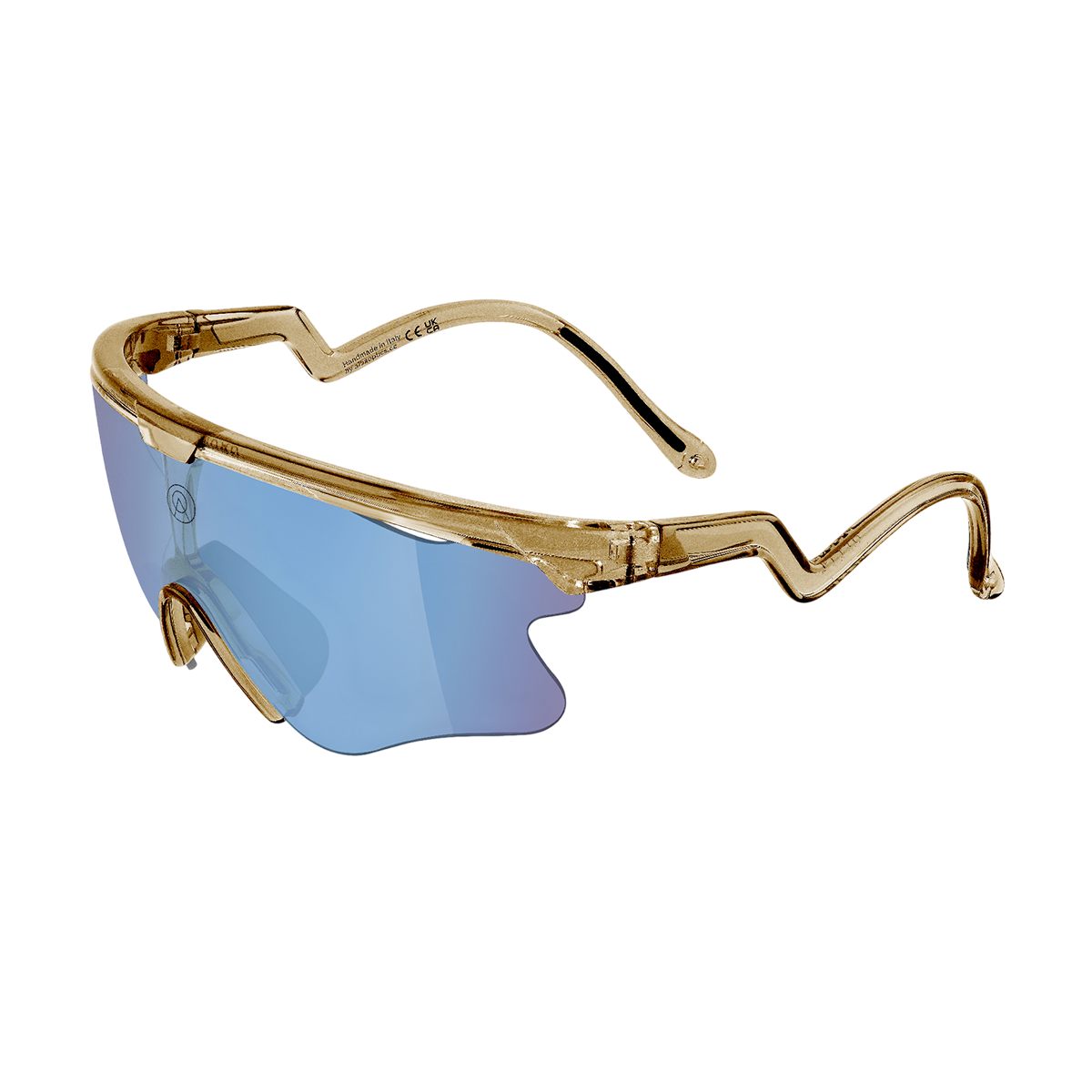 Alba Optics - Delta Lei VZUM F-Lens Flamingo Sonnebrillen - Smoke Glossy