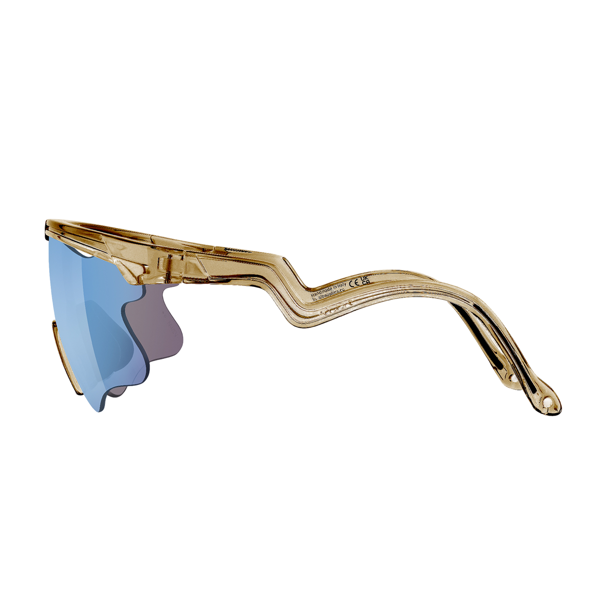 Alba Optics - Delta Lei VZUM F-Lens Flamingo Sonnebrillen - Smoke Glossy