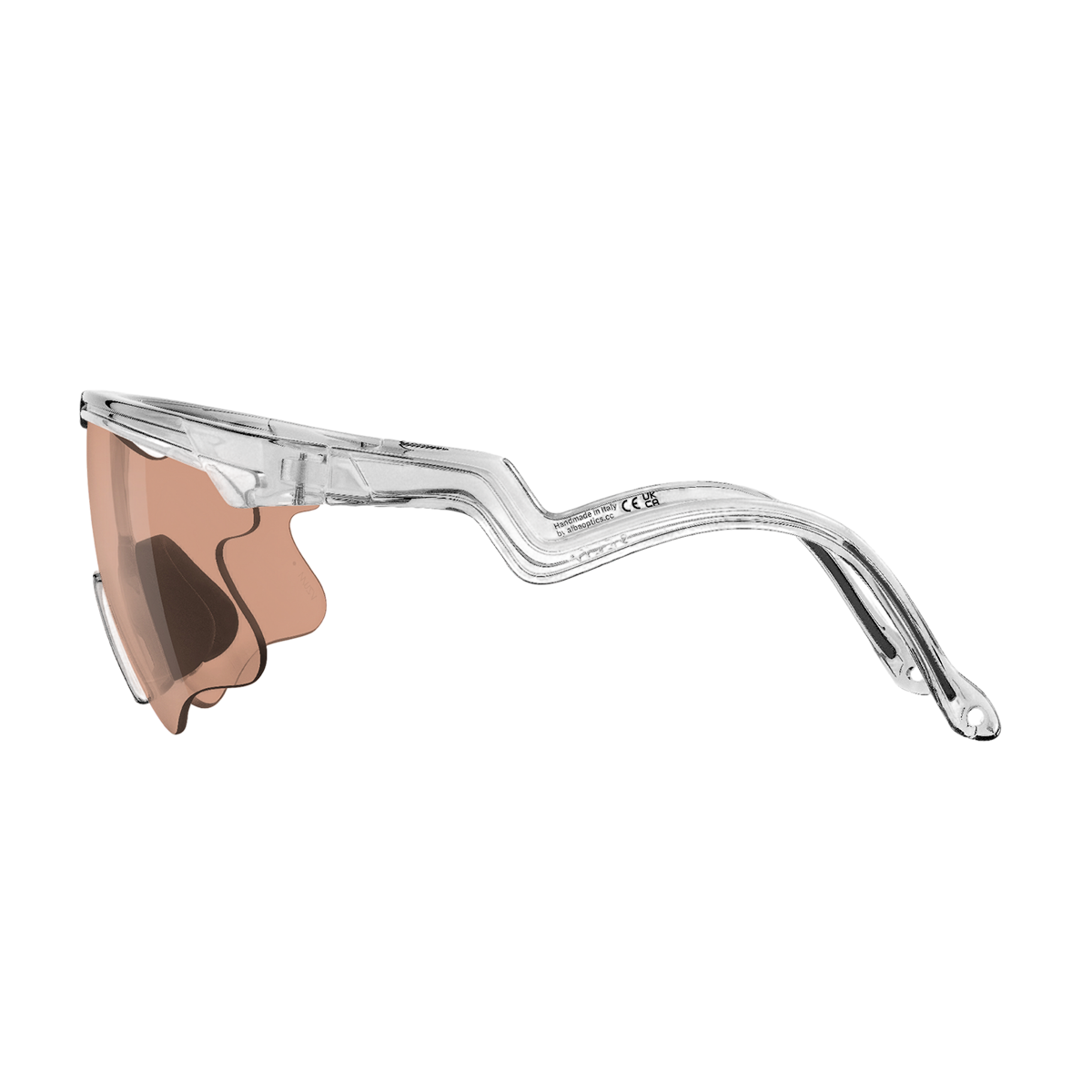 Alba Optics - Delta Lei VZUM Salmon Sonnenbrillen - Crystal Glossy