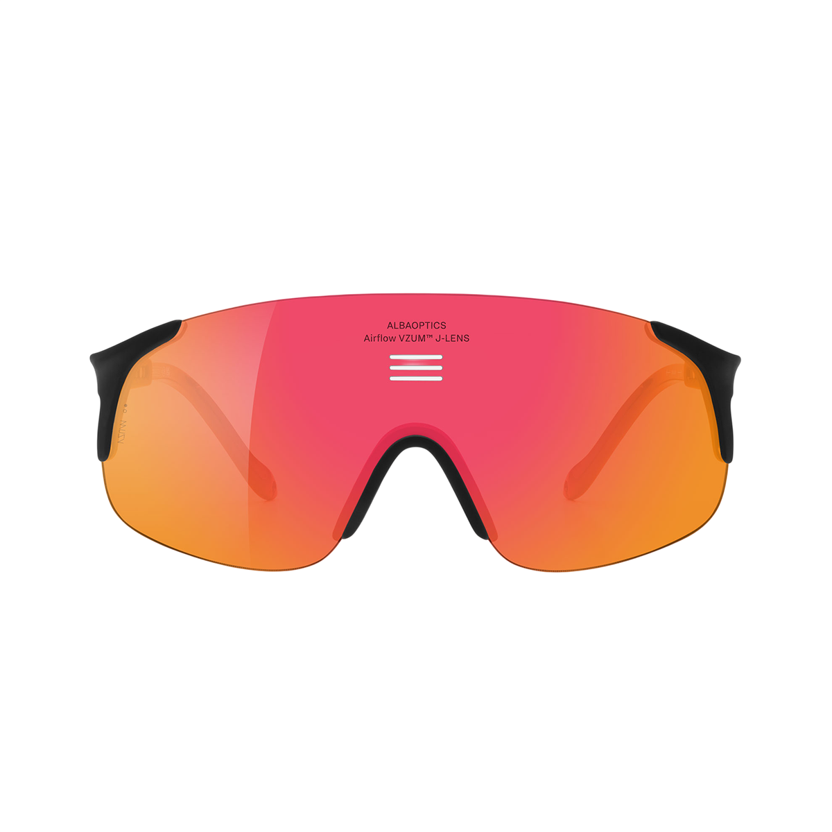 Alba Optics - Jumbo VZUM F-Lens Fire Sonnenbrillen - Schwarz
