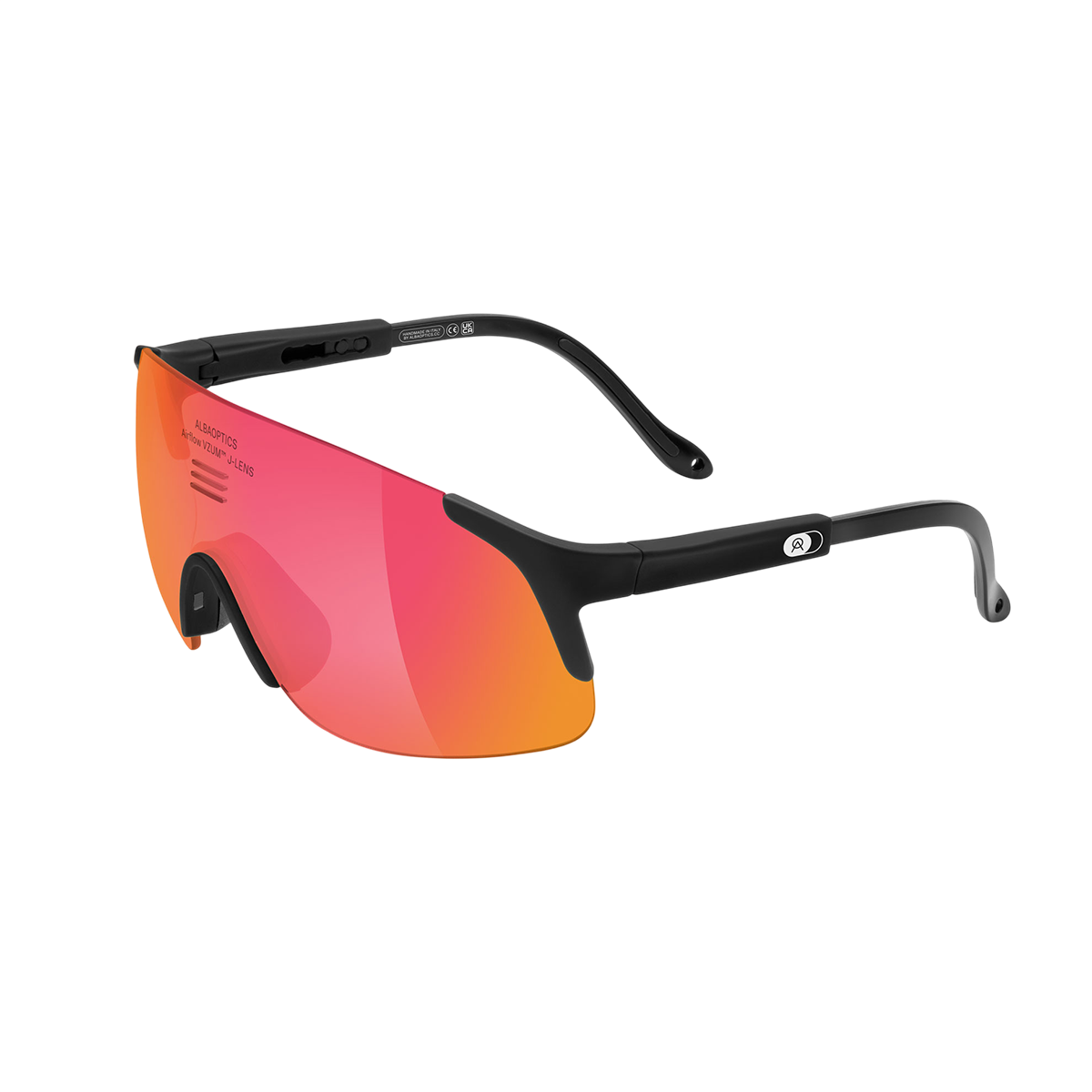 Alba Optics - Jumbo VZUM F-Lens Fire Sonnenbrillen - Schwarz