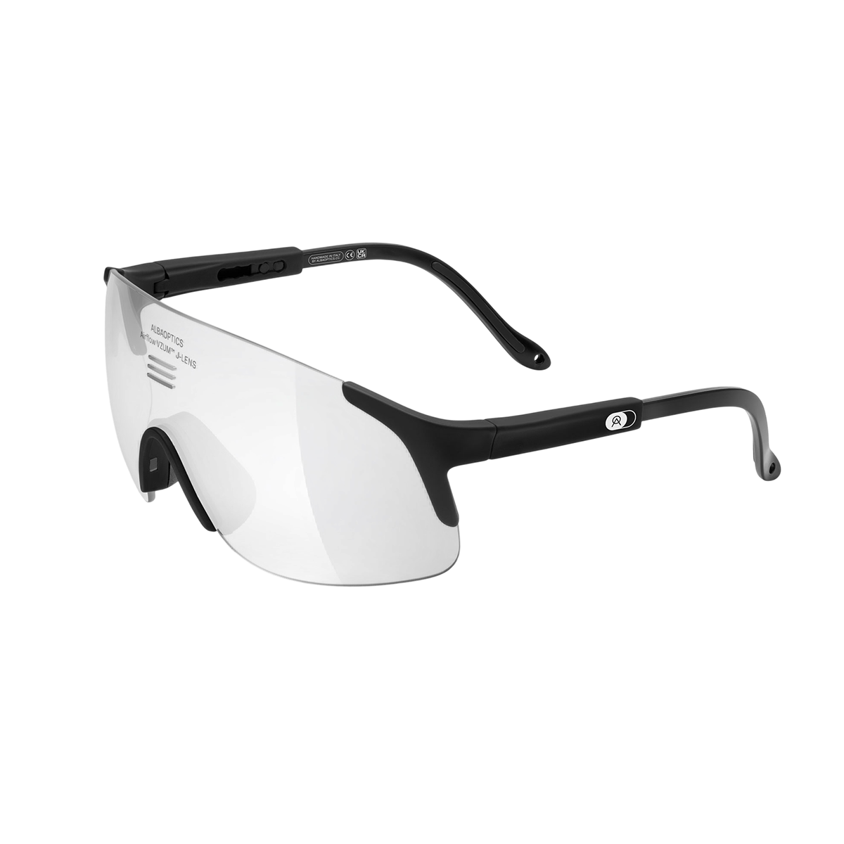 Alba Optics - Jumbo VZUM Super Alu Sonnenbrillen - Schwarz