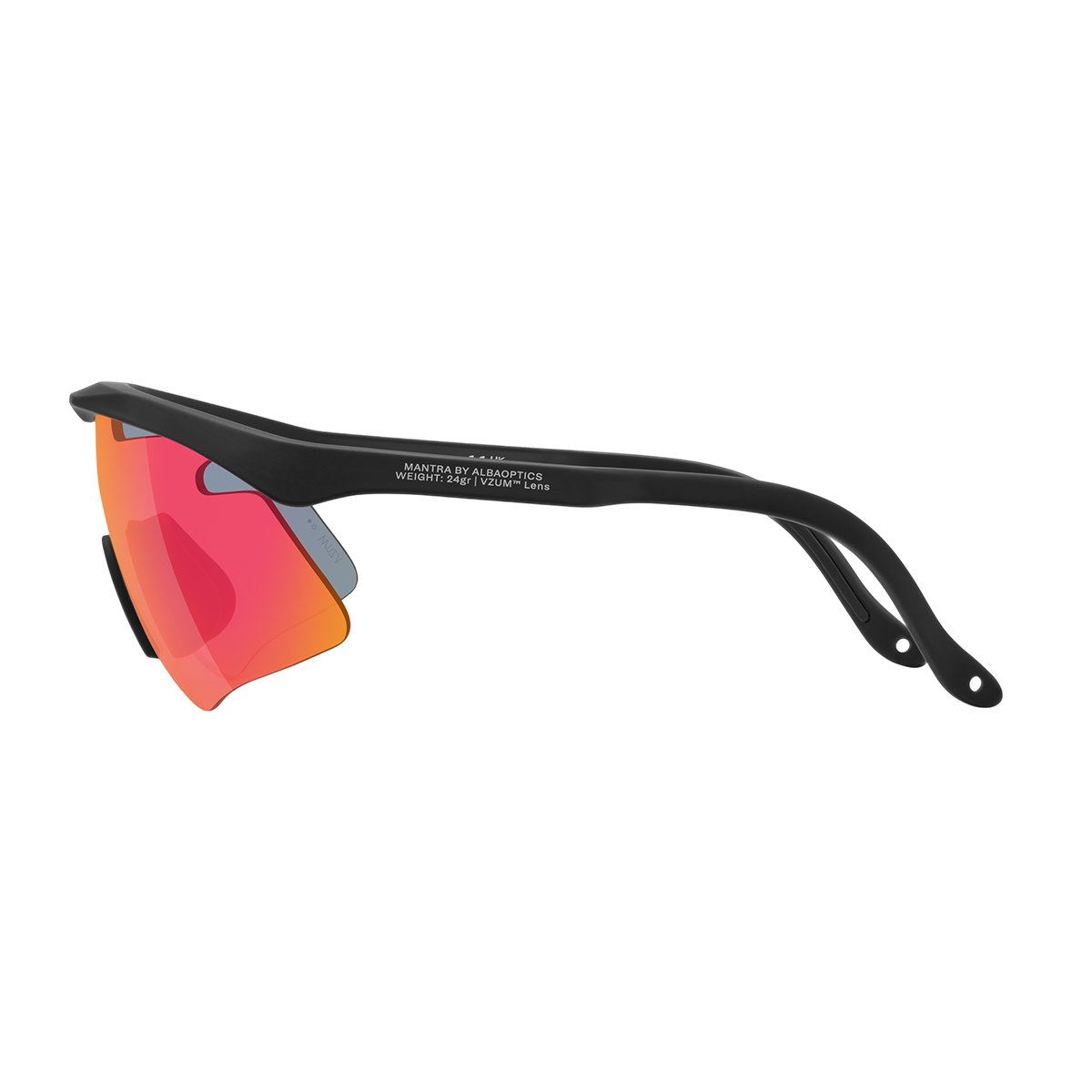 Alba Optics - Mantra VZUM F-Lens Fire Sonnebrillen - Schwarz