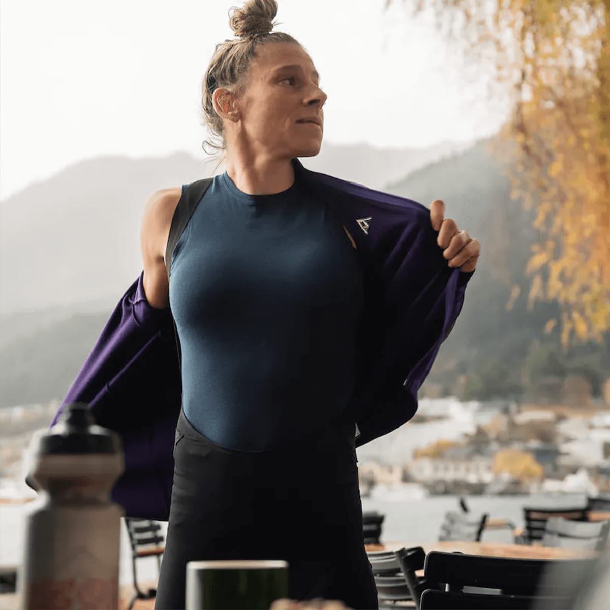 7mesh - Ashlu - Damen Merino-Unterhemd, armlos - Eclipse