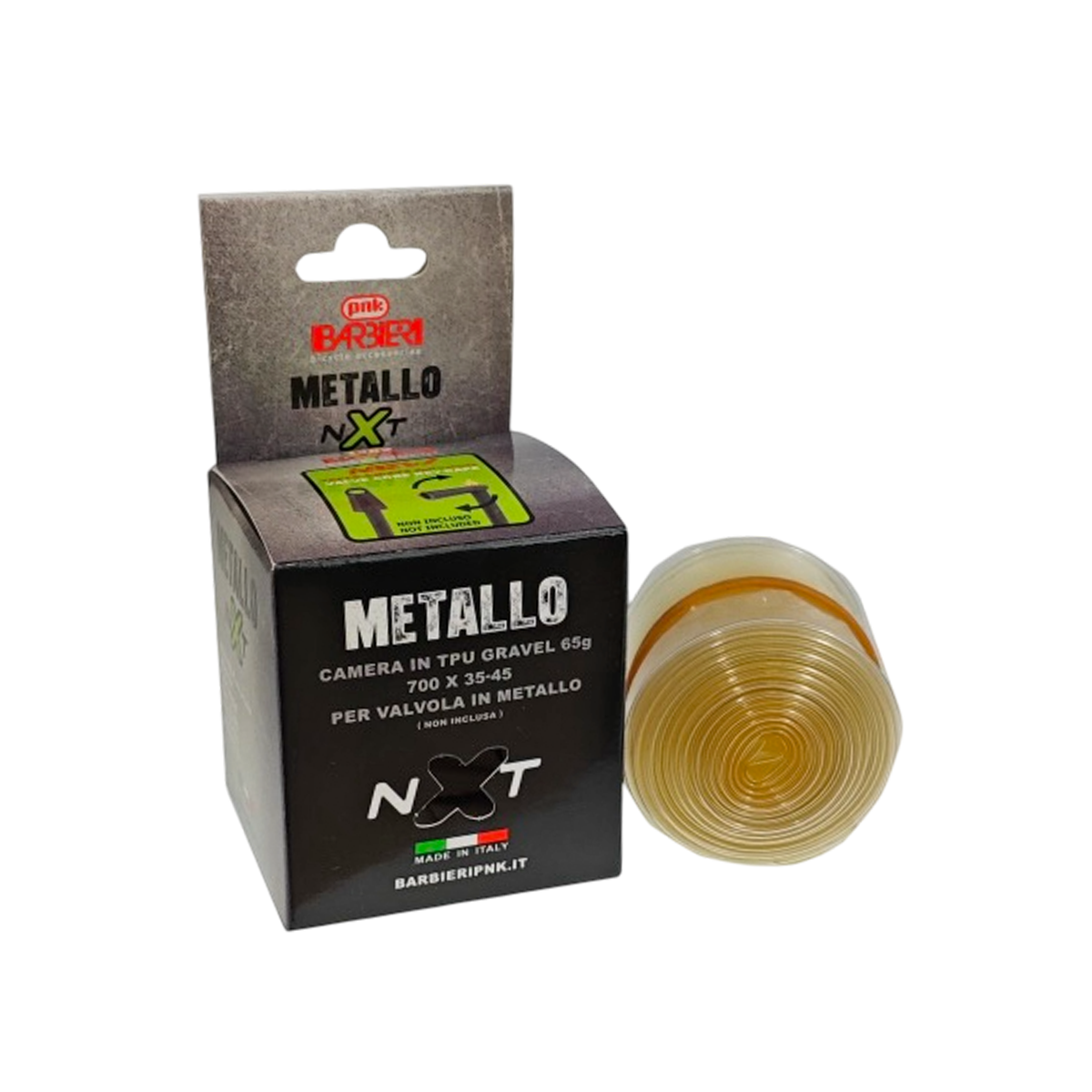 BARBIERIpnk - Metallo NXT Gravel TPU-Schlauch, o. Ventil