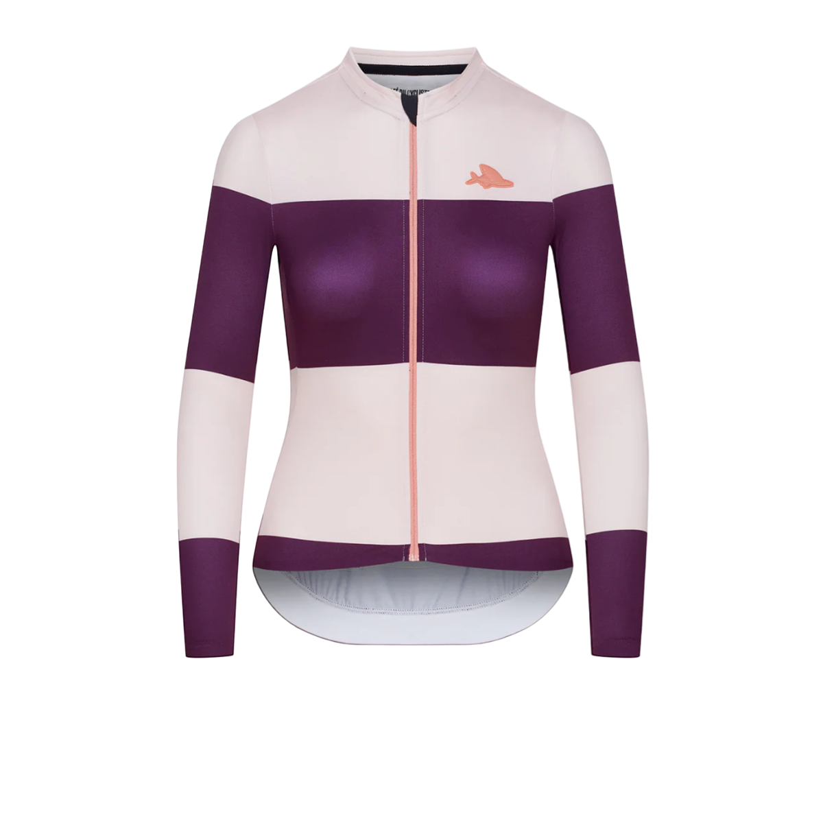 Cafe du Cycliste - CONSTANCE Langarm-Trikot, Damen - QUETSCHE ROSA