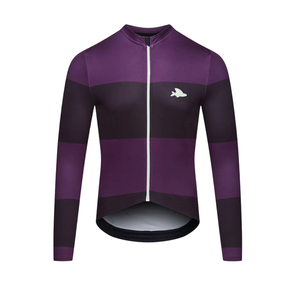 Cafe du Cycliste - CONSTANCE Langarm-Trikot, Herren - BLACK QUETSCHE