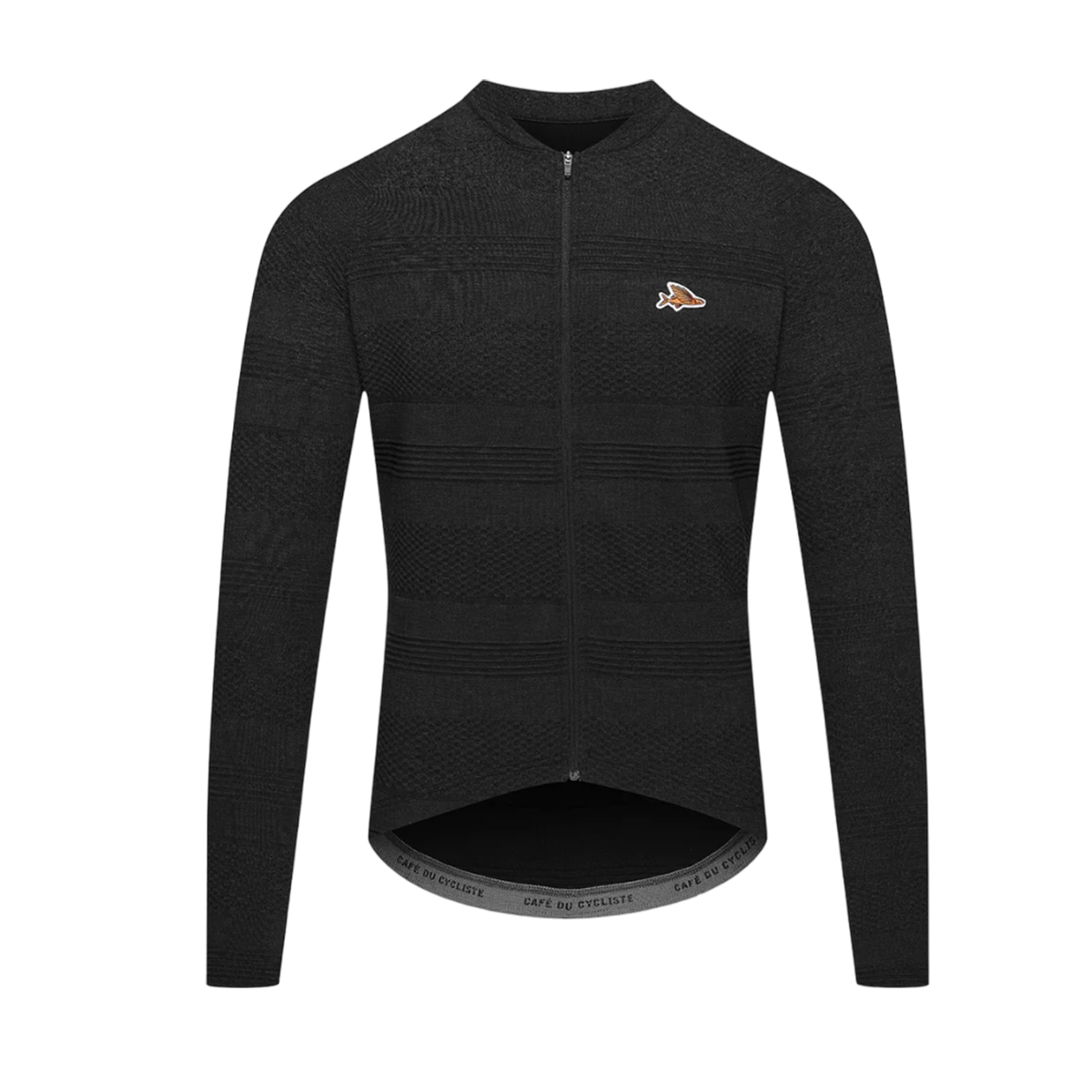 Cafe du Cycliste - CORINNE Langarm-Trikot, Herren - Schwarz