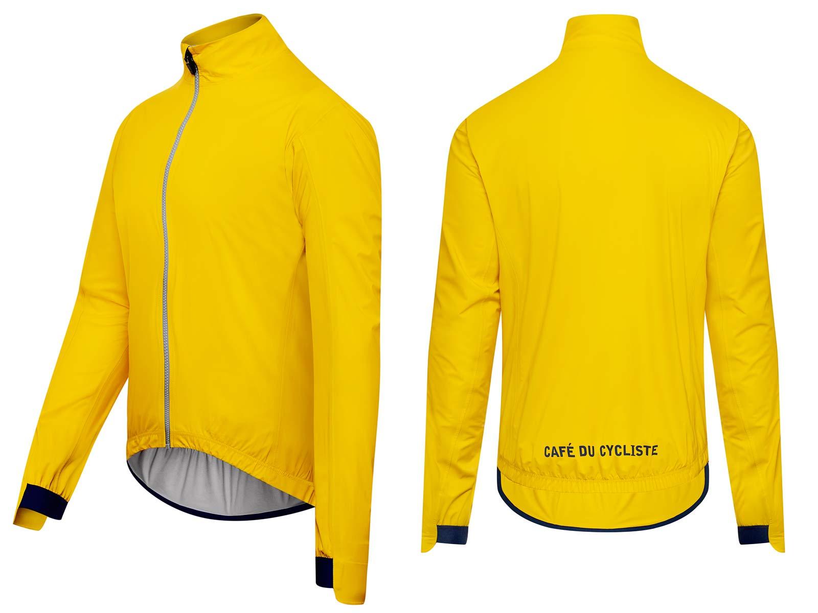 Cafe du Cycliste - SUZETTE 3-Lagen Regenjacke Herren - Lemon Chrome