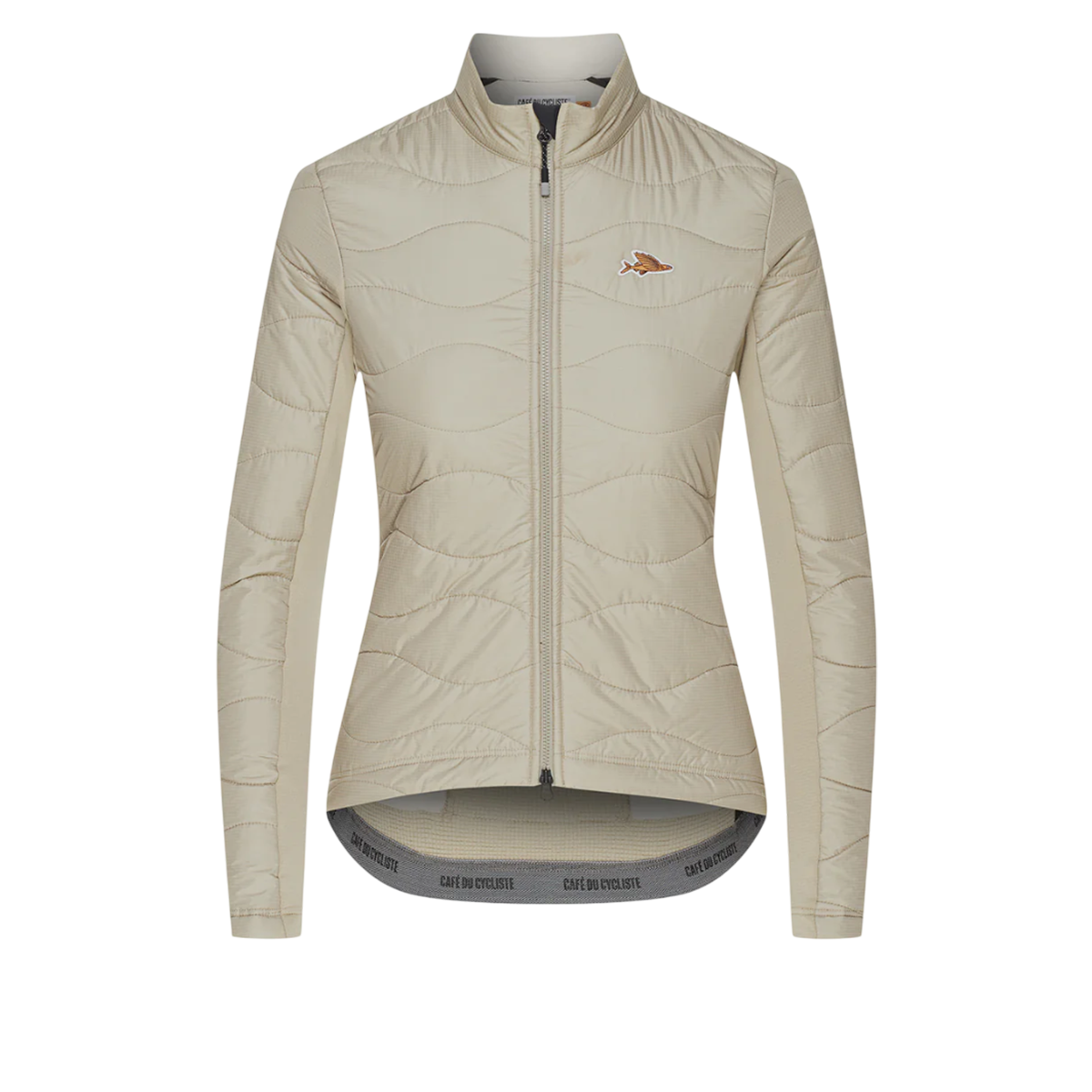 Cafe du Cycliste - ALBERTINE Thermo-Jacke, Damen - Pearl Grey