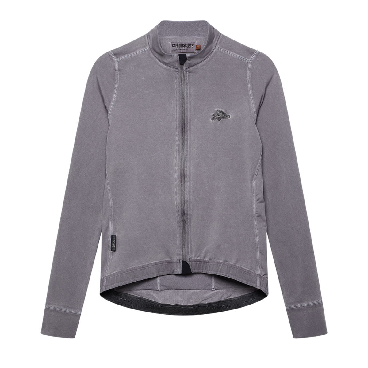 Cafe du Cycliste - Charlie Langarmtrikot, Damen - Cold Dye Charcoal