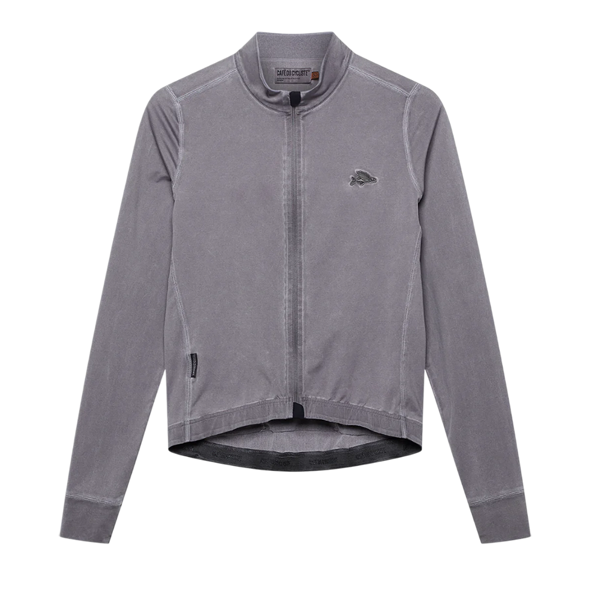 Cafe du Cycliste - Charlie Langarmtrikot, Herren - Cold Dye Charcoal