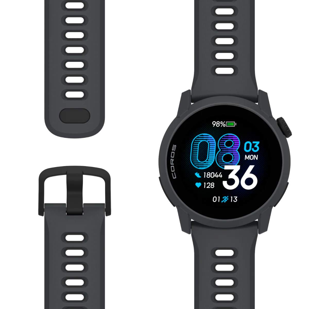 Coros - Pace 4 GPS-Sportuhr - Schwarz