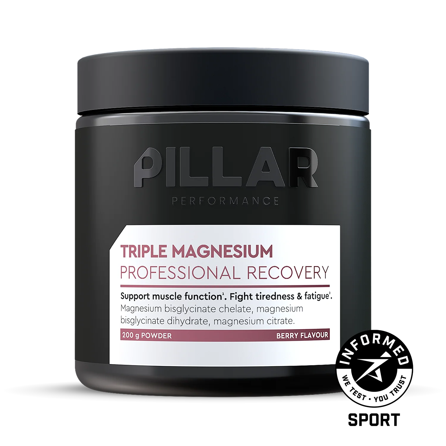 PILLAR Performance - Triple Magnesium Professional Recovery Powder