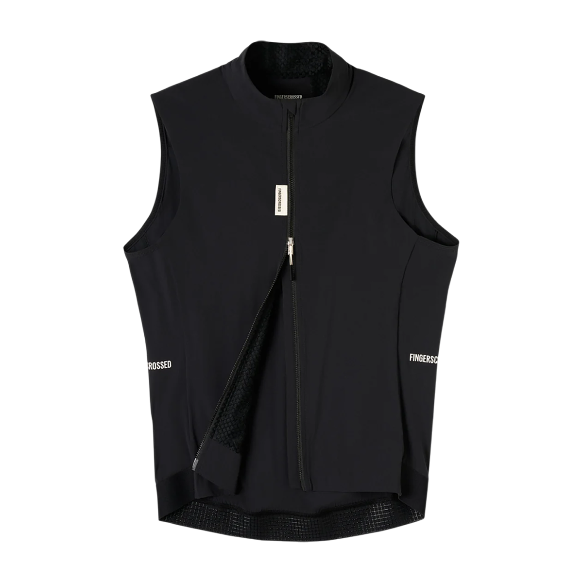 FINGERSCROSSED - ROAD Thermo-Windgilet, Herren - Schwarz