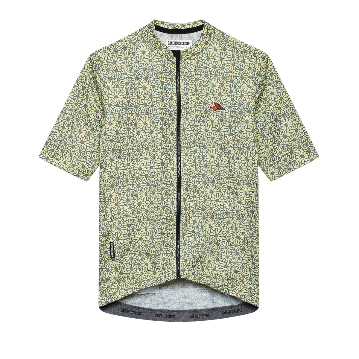 Cafe du Cycliste - FLEURETTE Kurzarmtrikot, Damen - Daisy Naples Yellow