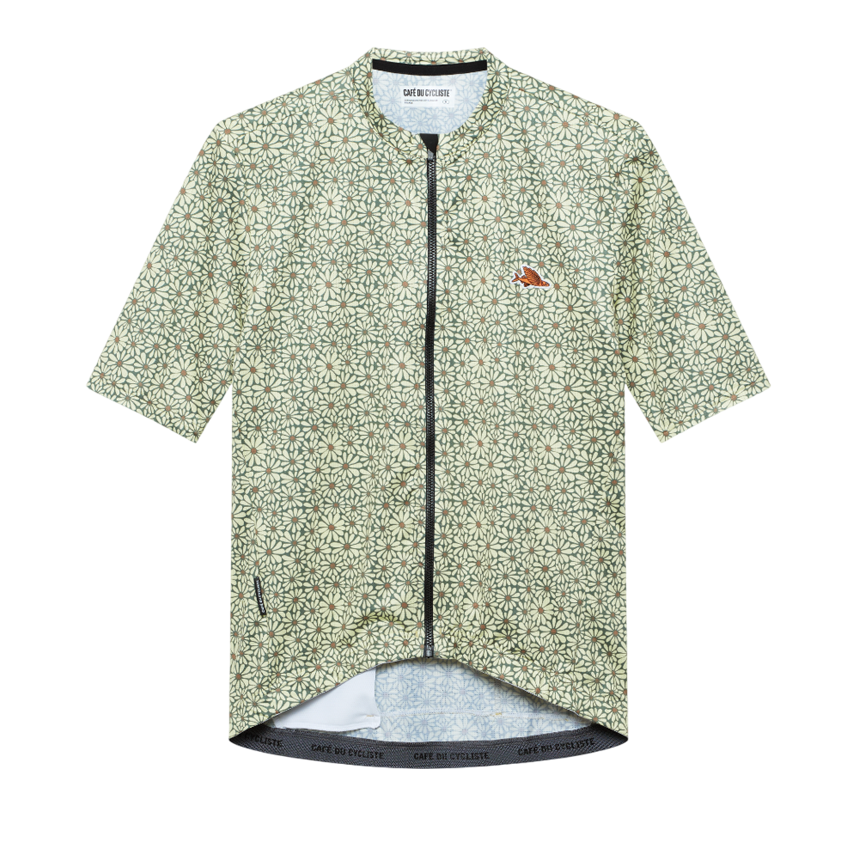 Cafe du Cycliste - FLEURETTE Kurzarmtrikot, Herren - Daisy Naples Yellow