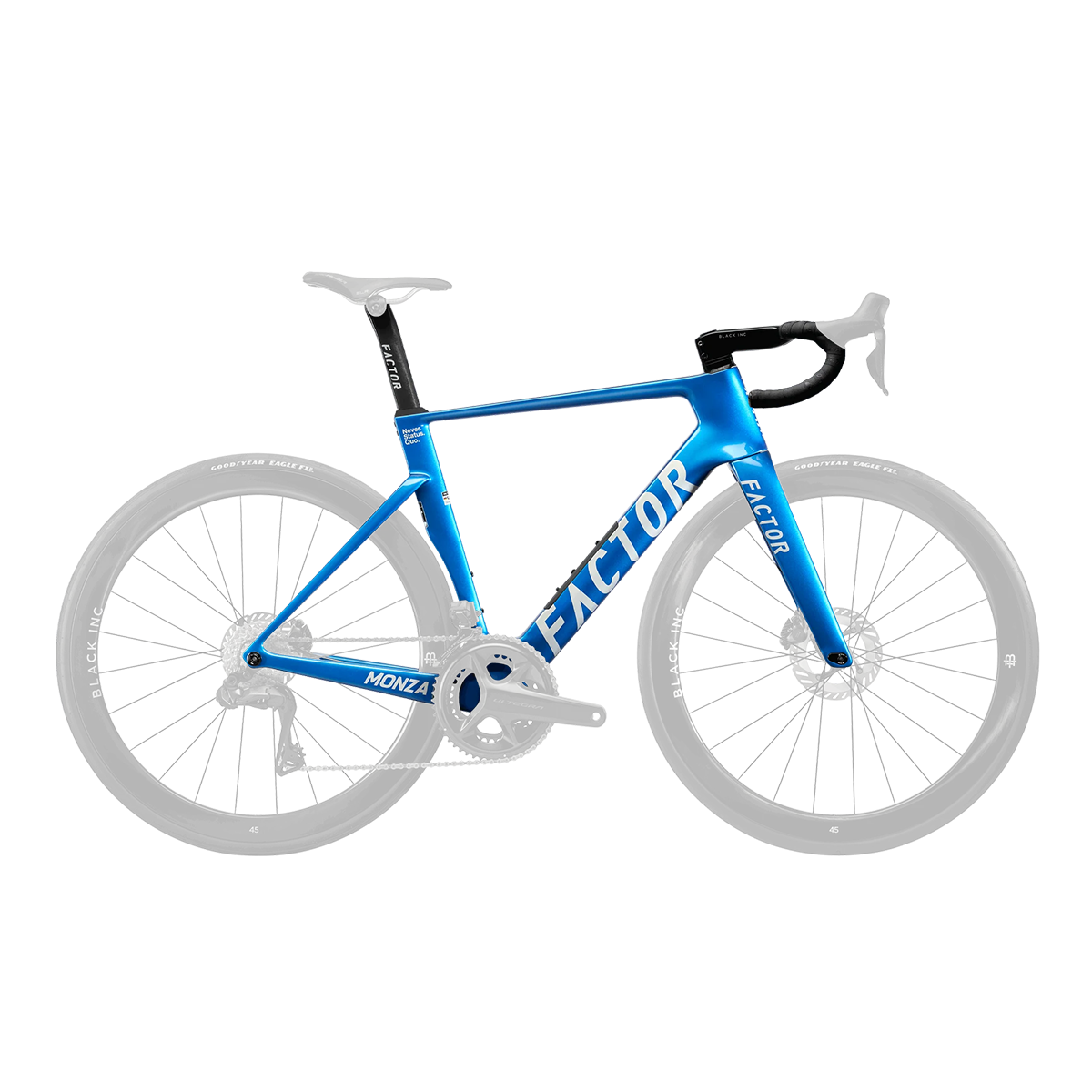 Factor - Monza Rahmensatz inkl. Sattelstütze - Solar Blue