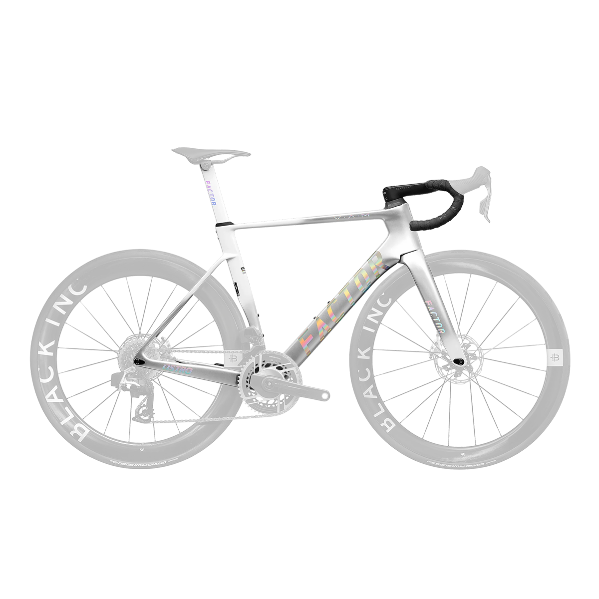 Factor - OSTRO VAM Rahmensatz - Arctic Chrome