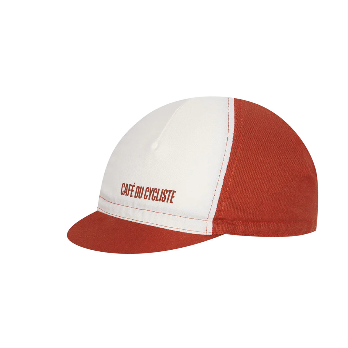 Cafe du Cycliste - GAPETTE Rennradkappe - CINDER RED WHITE