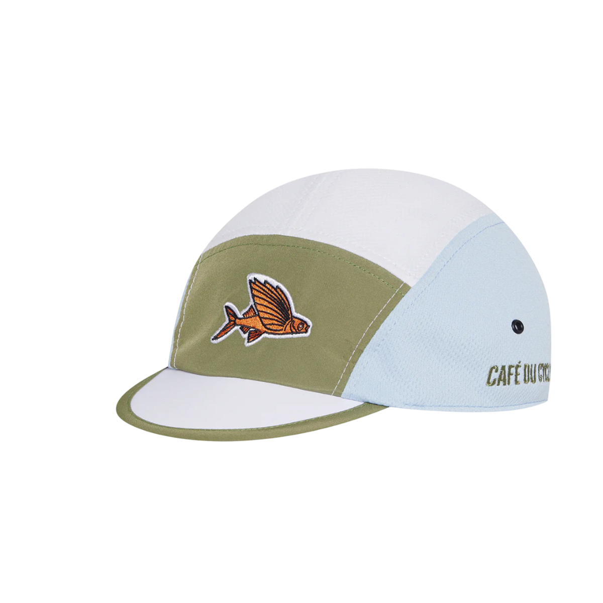 Cafe du Cycliste - GRAVEL SUMMER Kappe - KHAKI ICE BLUE