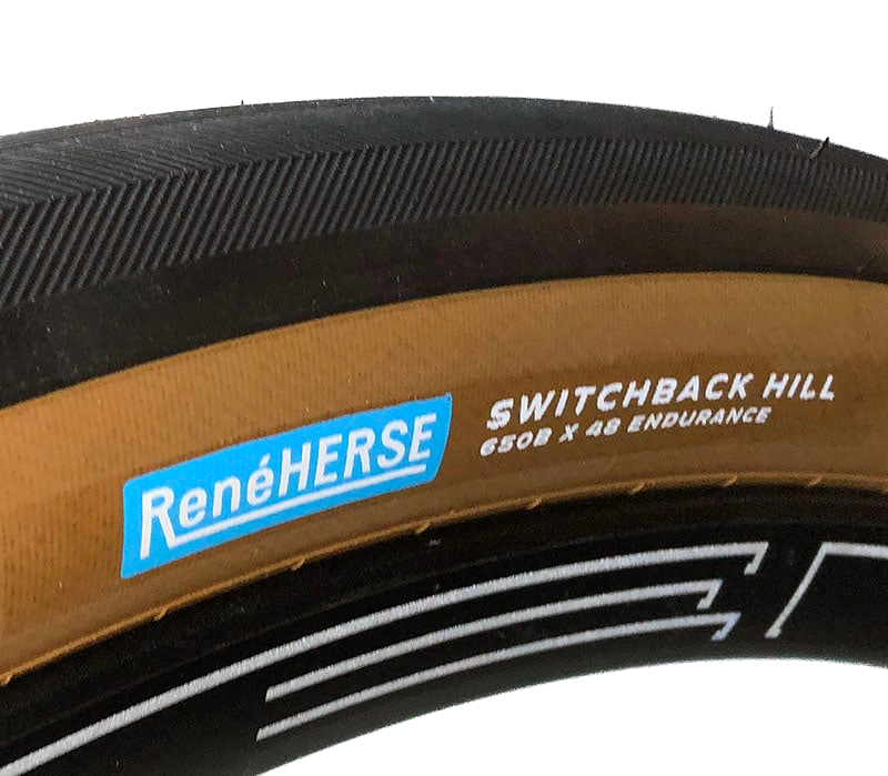 Rene Herse - Switchback Hill Endurance 650B Gravel-Reifen - dark tan