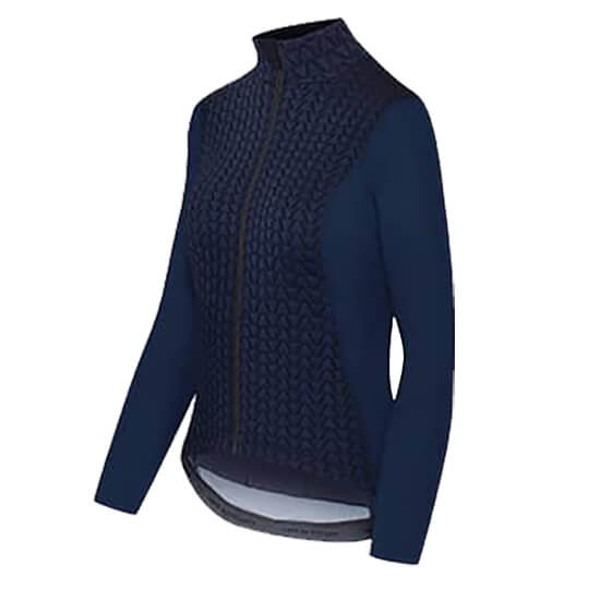 Cafe du Cycliste - IRMA Audax Merino Jersey - Damentrikot, langarm - Navy