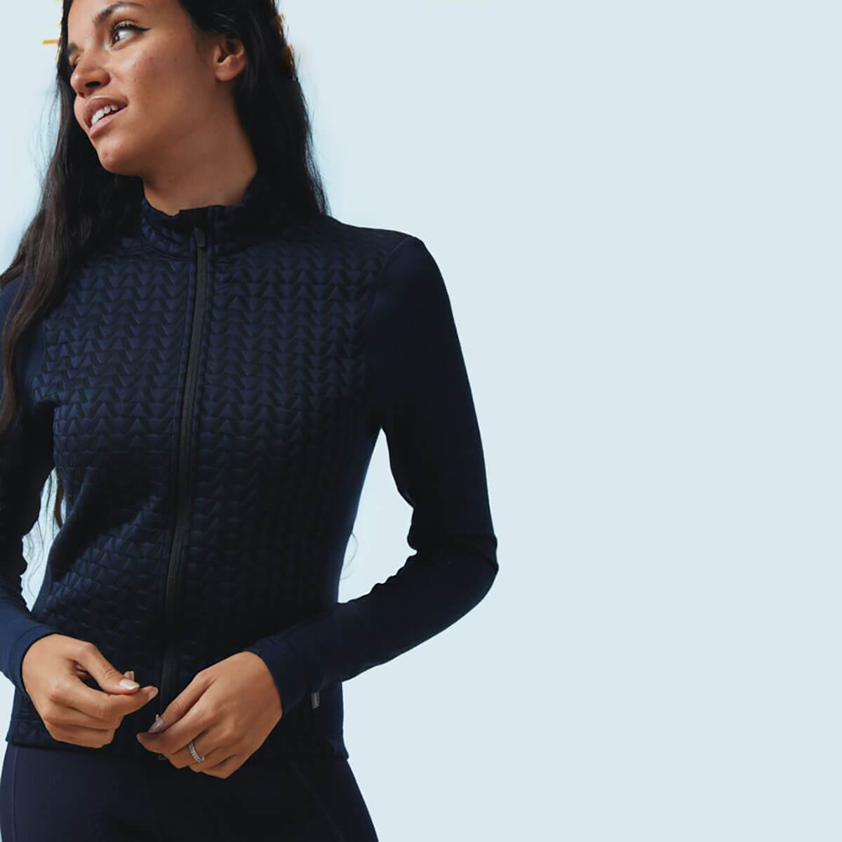 Cafe du Cycliste - IRMA Audax Merino Jersey - Damentrikot, langarm - Navy