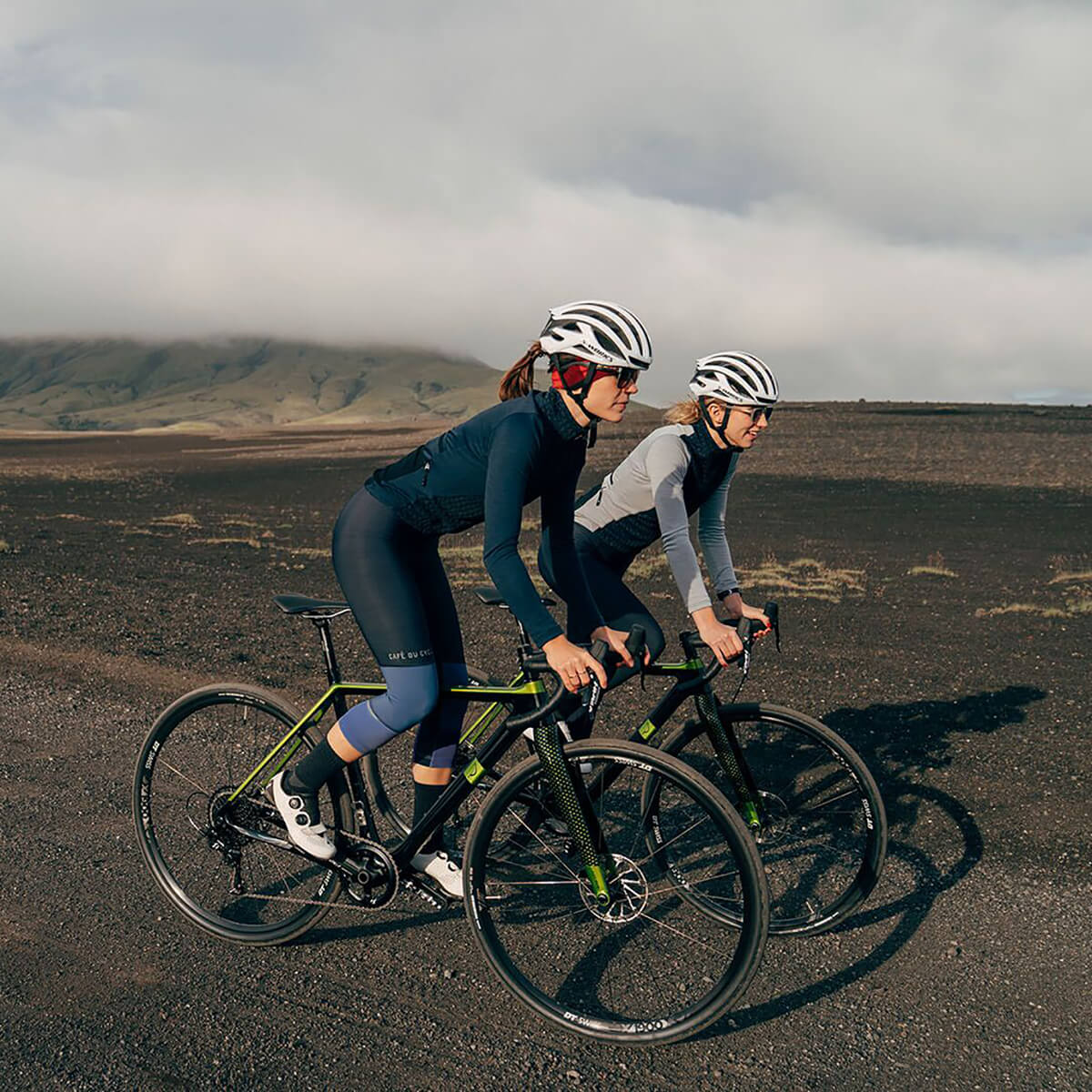 Cafe du Cycliste - IRMA Audax Merino Jersey - Damentrikot, langarm - Navy