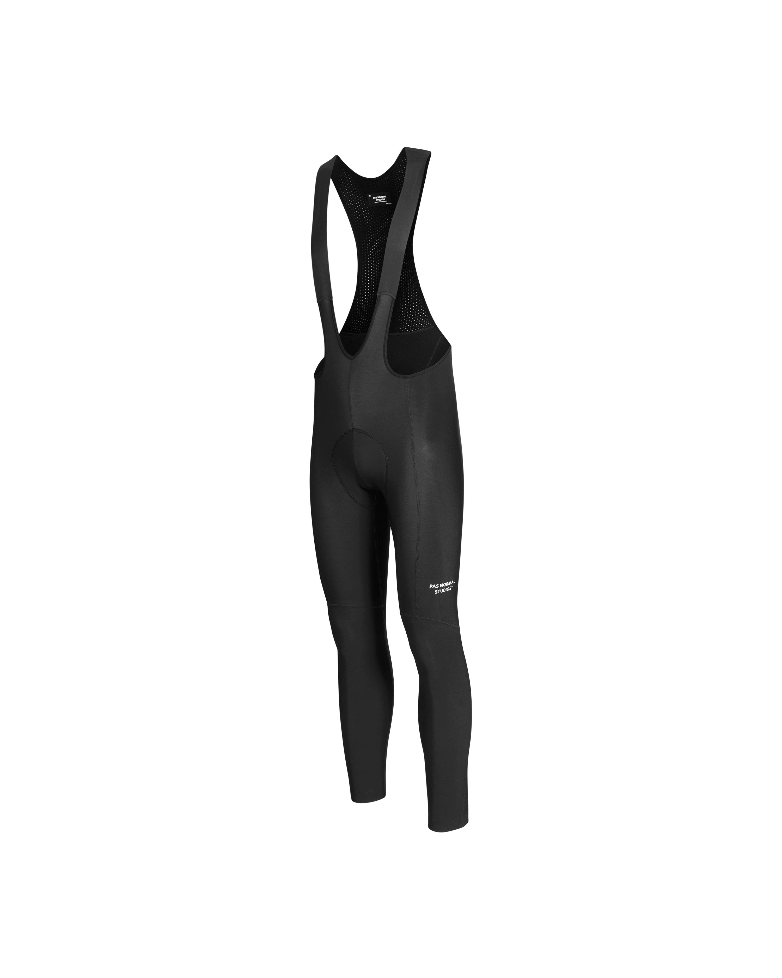 Pas Normal Studios - Men's Essential Thermal Long Bibs - Herren Radhose lang - Schwarz