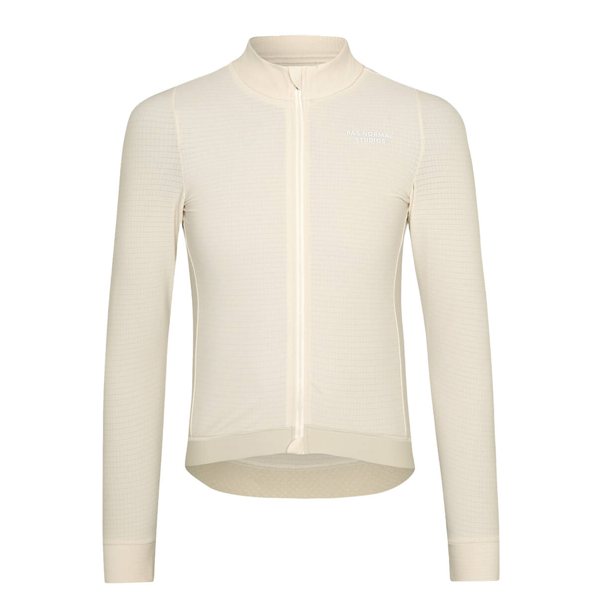 Pas Normal Studios - Men's Essential Long Sleeves Jersey - Herren Radtrikot langarm - Off White