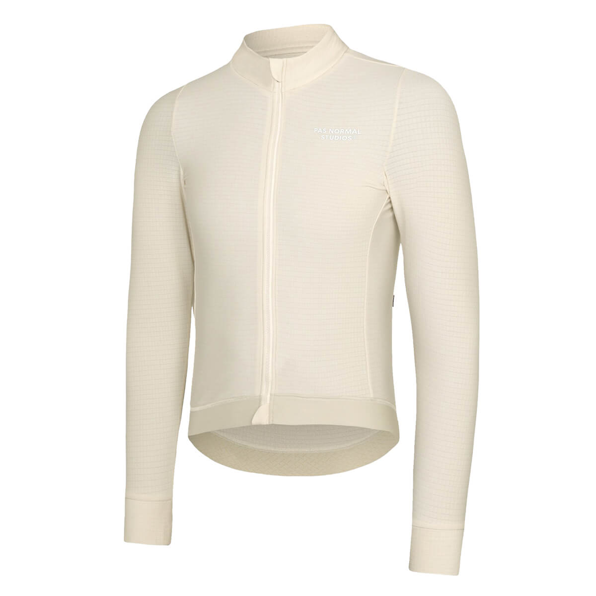 Pas Normal Studios - Men's Essential Long Sleeves Jersey - Herren Radtrikot langarm - Off White