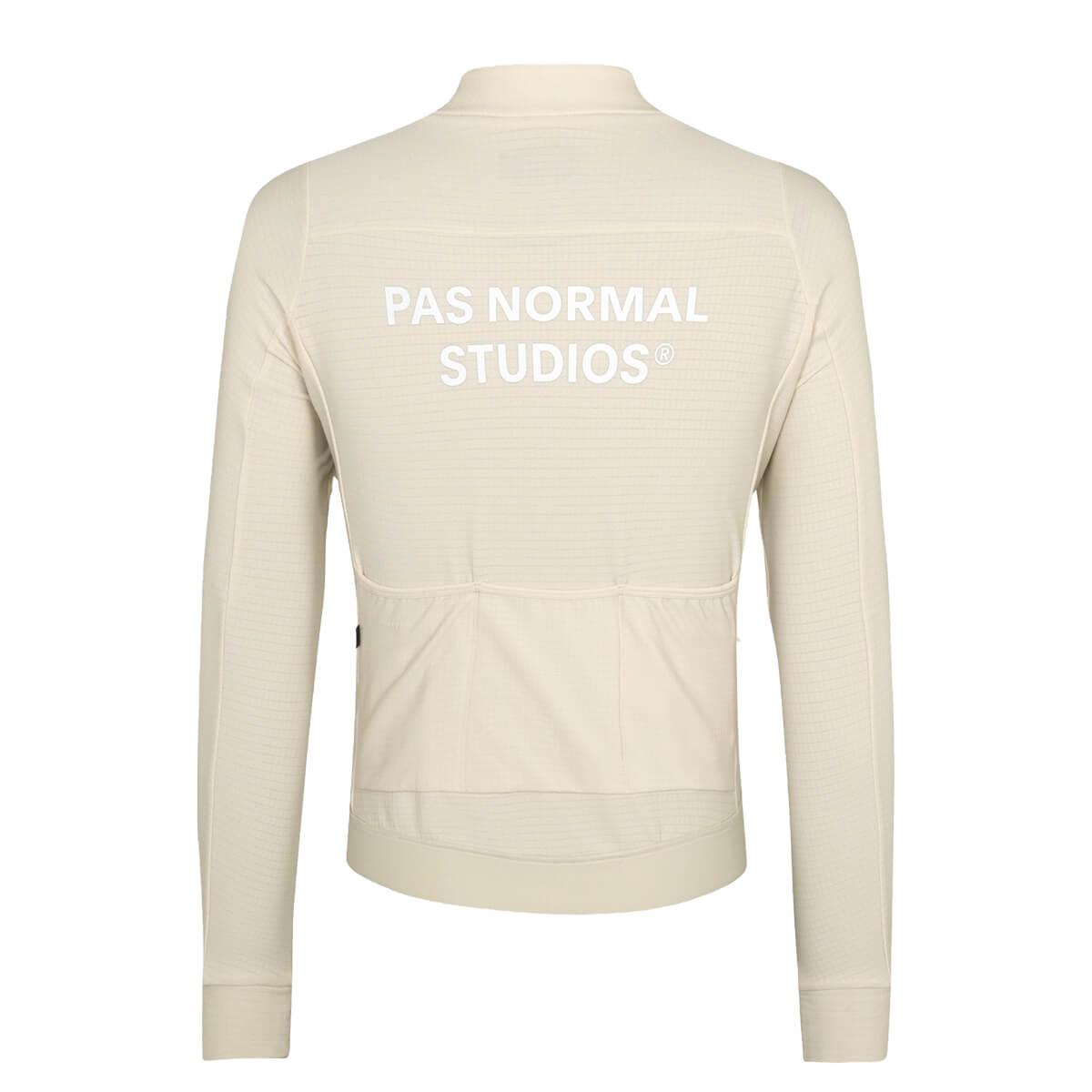 Pas Normal Studios - Men's Essential Long Sleeves Jersey - Herren Radtrikot langarm - Off White