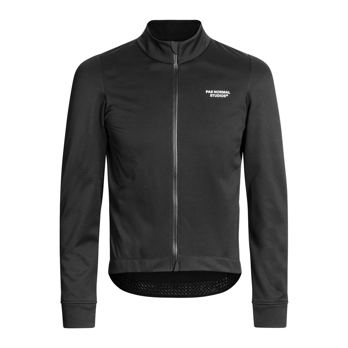 Pas Normal Studios - Men's Essential Thermal Long Sleeves Jersey - Herren Thermal Radtrikot langarm - Schwarz