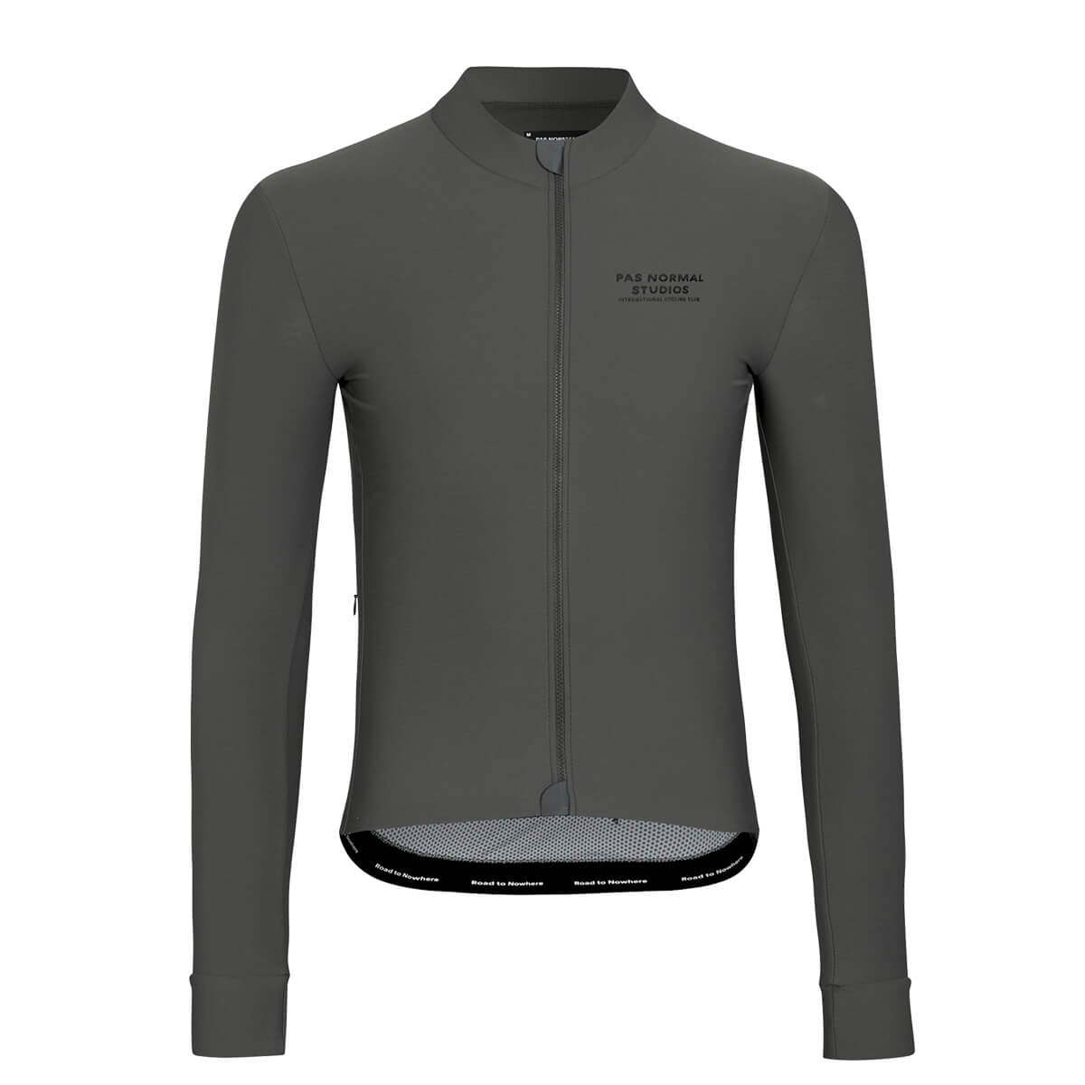 Pas Normal Studios - Men's Mechanism Long Sleeve Jersey - Herren Radtrikot langarm - Dark Grey