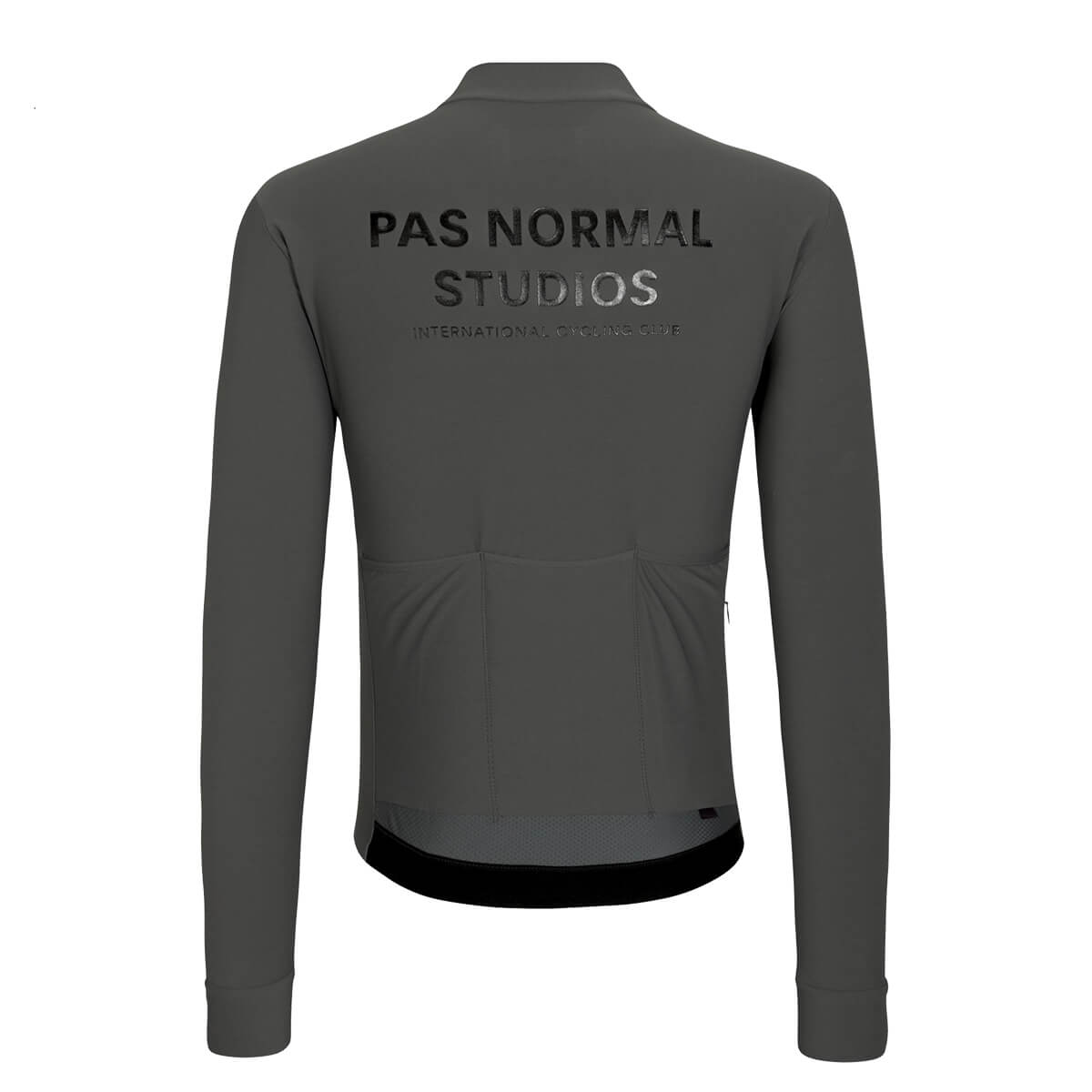 Pas Normal Studios - Men's Mechanism Long Sleeve Jersey - Herren Radtrikot langarm - Dark Grey