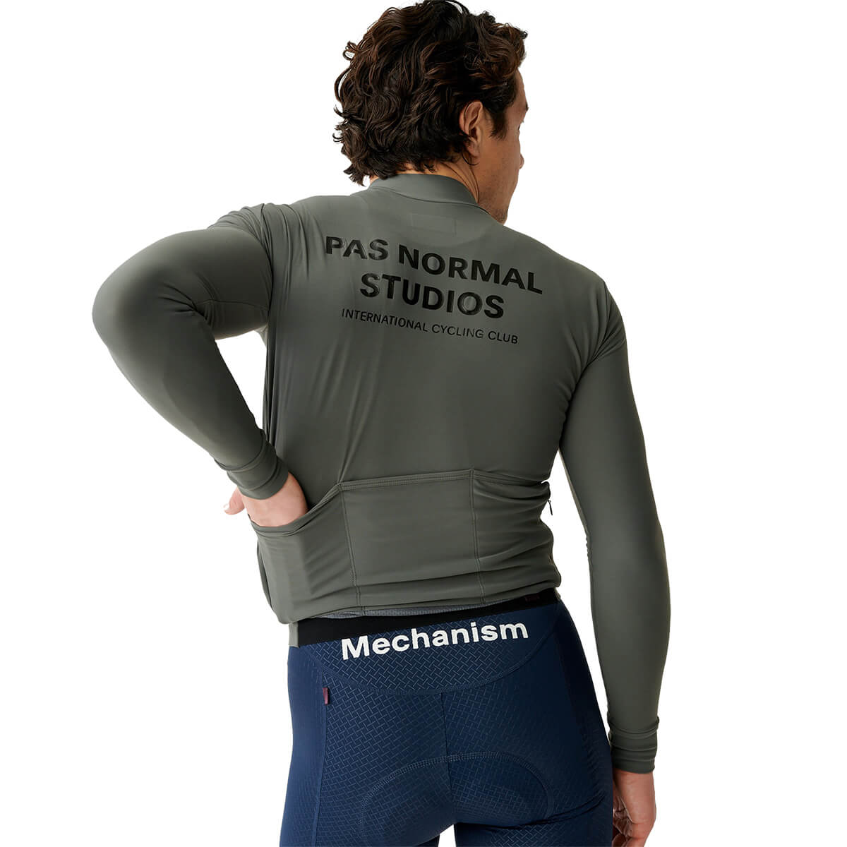 Pas Normal Studios - Men's Mechanism Long Sleeve Jersey - Herren Radtrikot langarm - Dark Grey