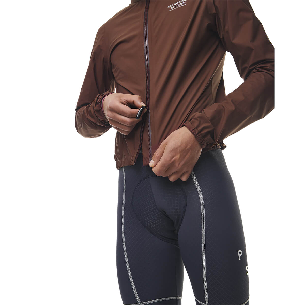 Pas Normal Studios - Men's Mechanism Rain Jacket - Herren Regenjacke - Dark Brown