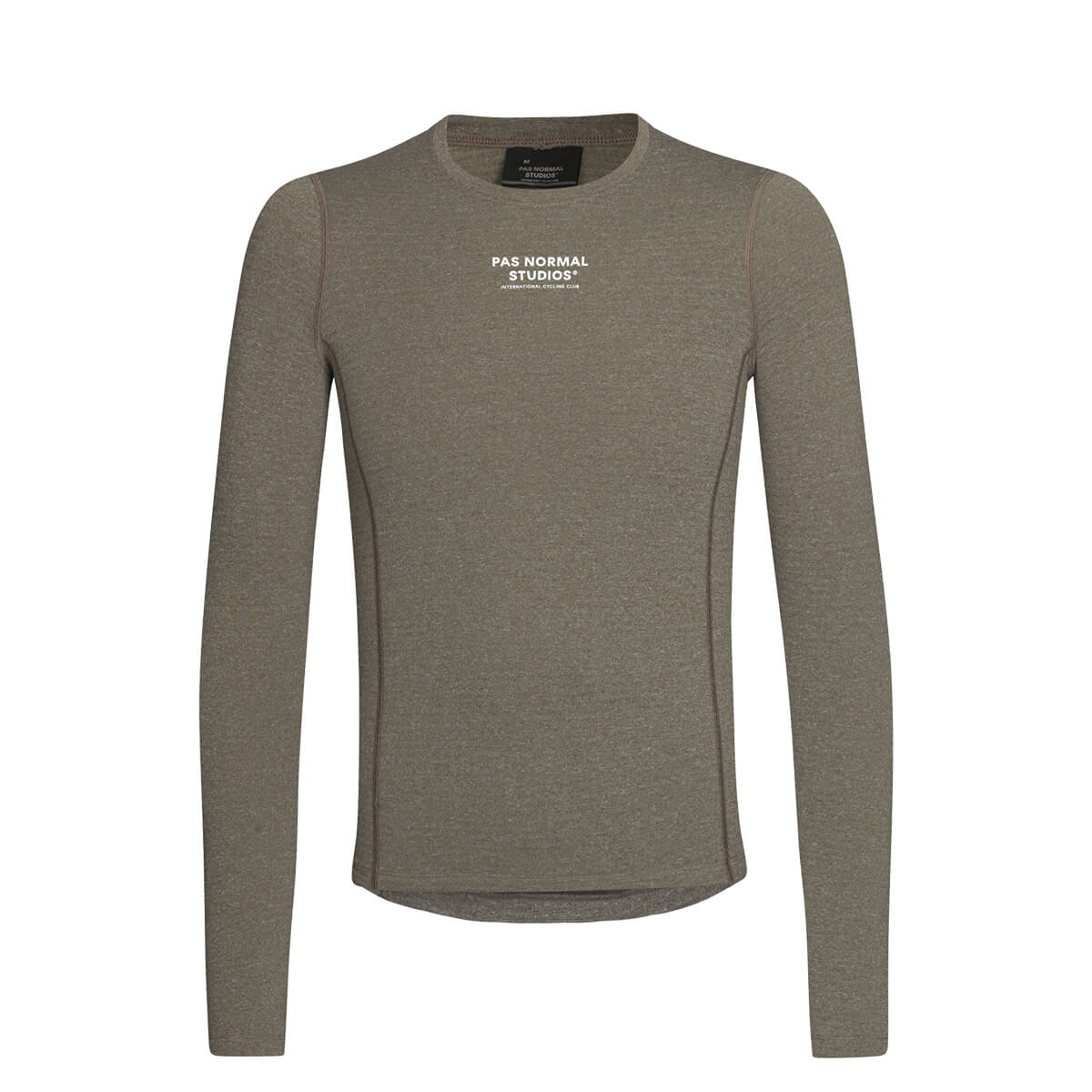 Pas Normal Studios - Men's Thermal Long Sleeve Base Layer - Herren Unterhemd langarm - Dark Stone