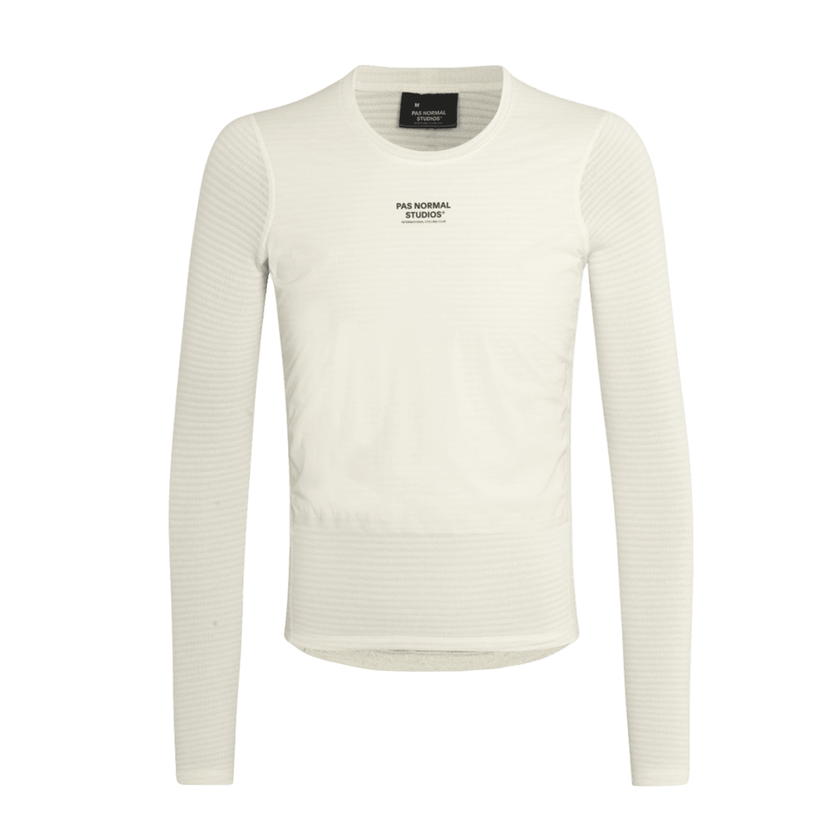 Pas Normal Studios - Men's Thermal Base Layer windproof - Herren Unterhemd langarm winddicht - Off White